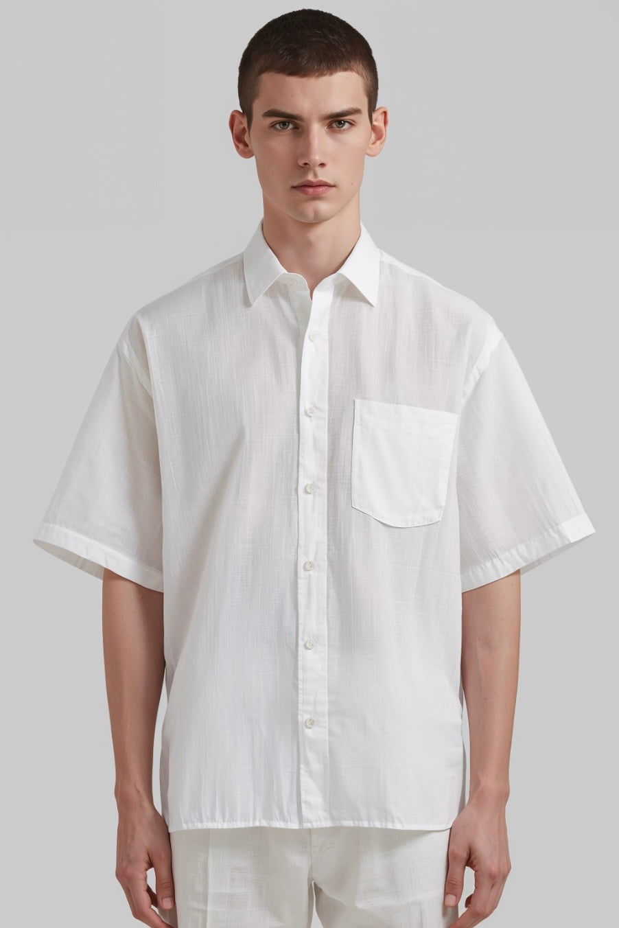 Pure Linen boxy shirt