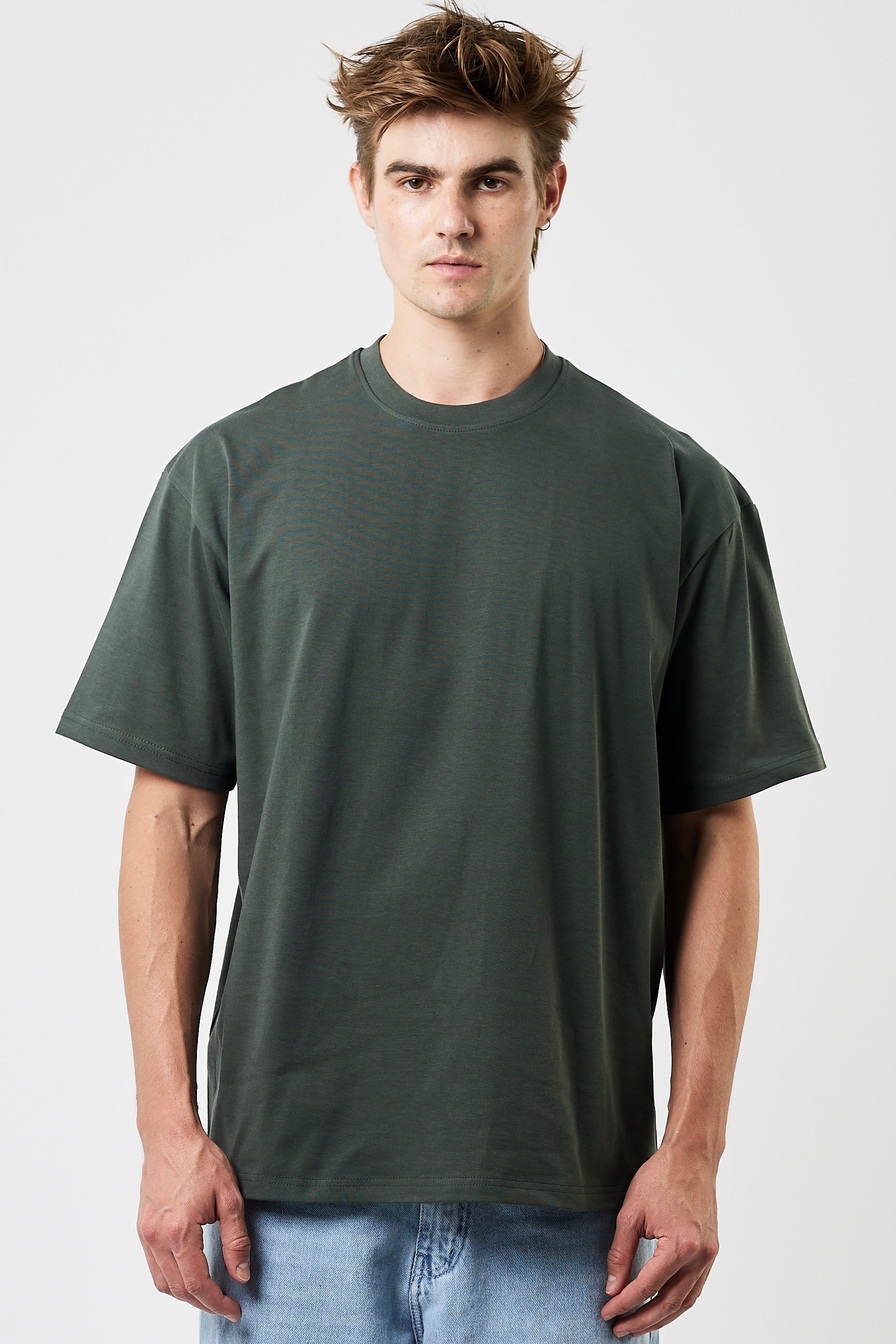 Premium Heavyweight Oversized Tee Olive