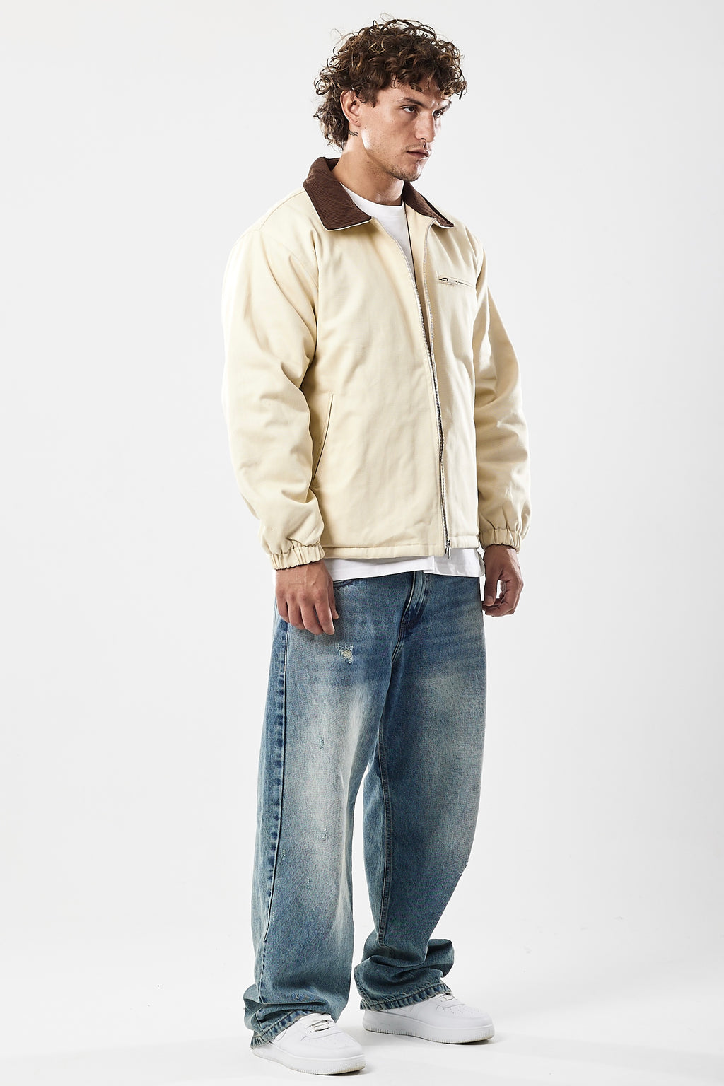 Workwear jacket beige