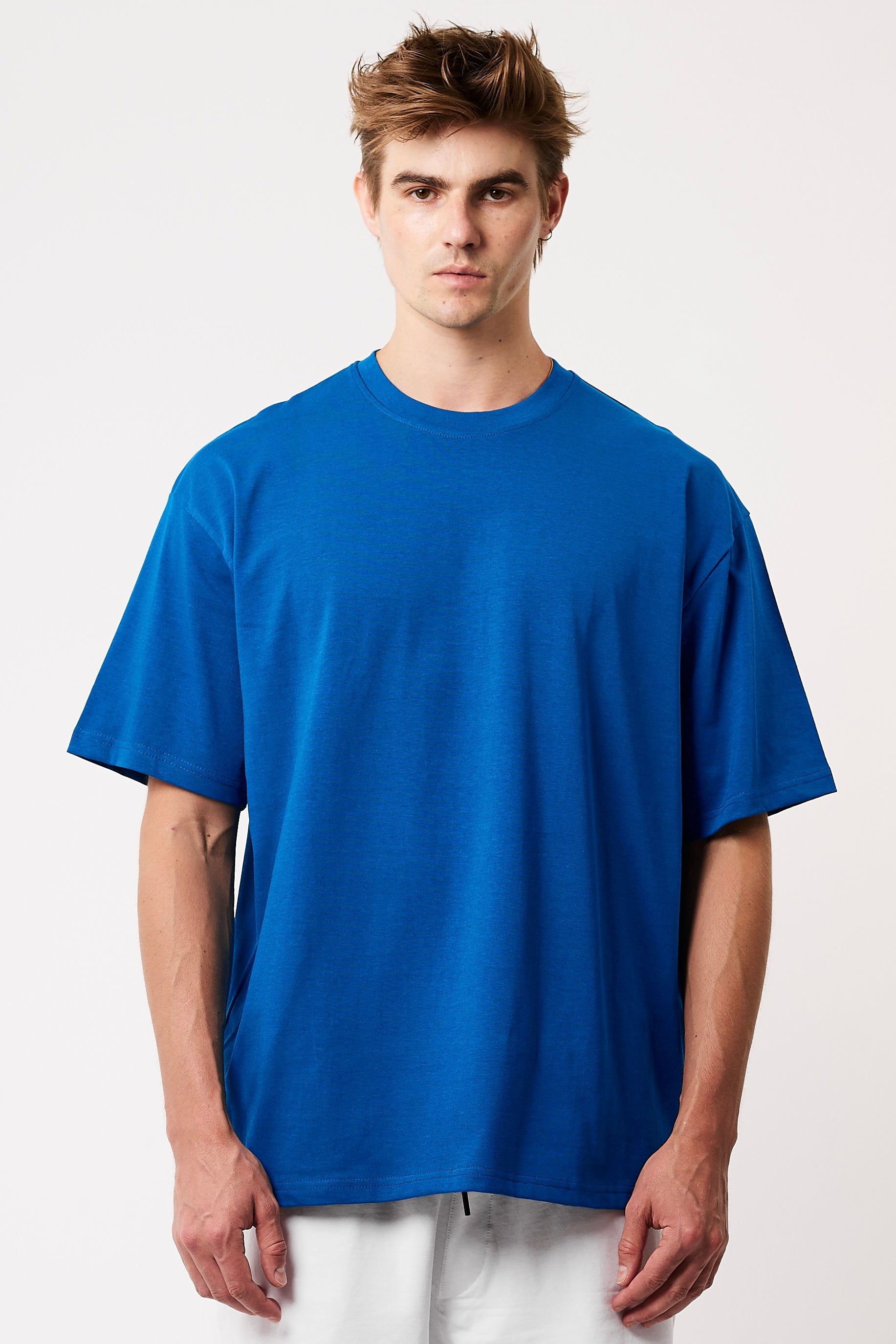 Premium Heavyweight Oversized Tee Blue