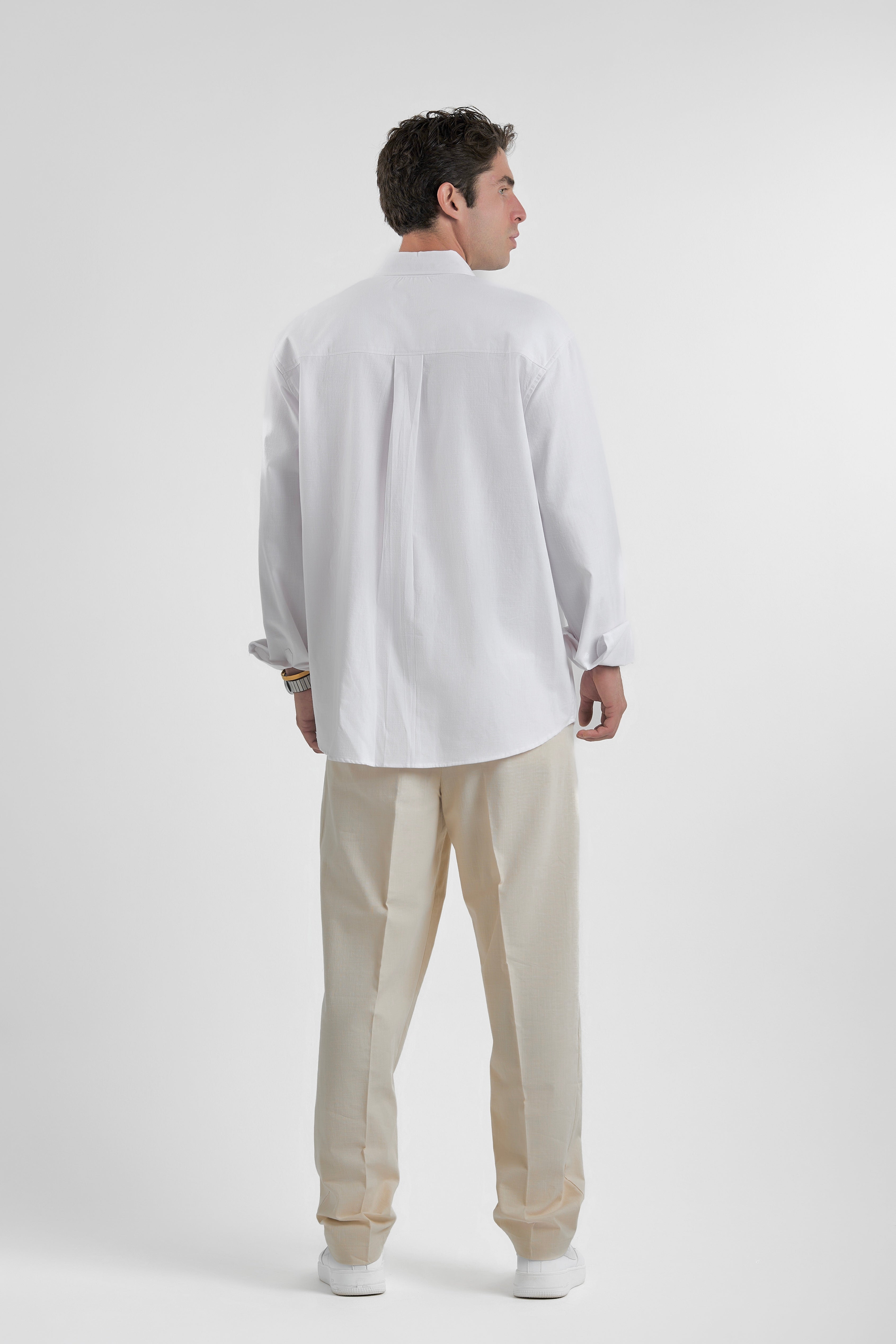 Everyday White Linen Shirt