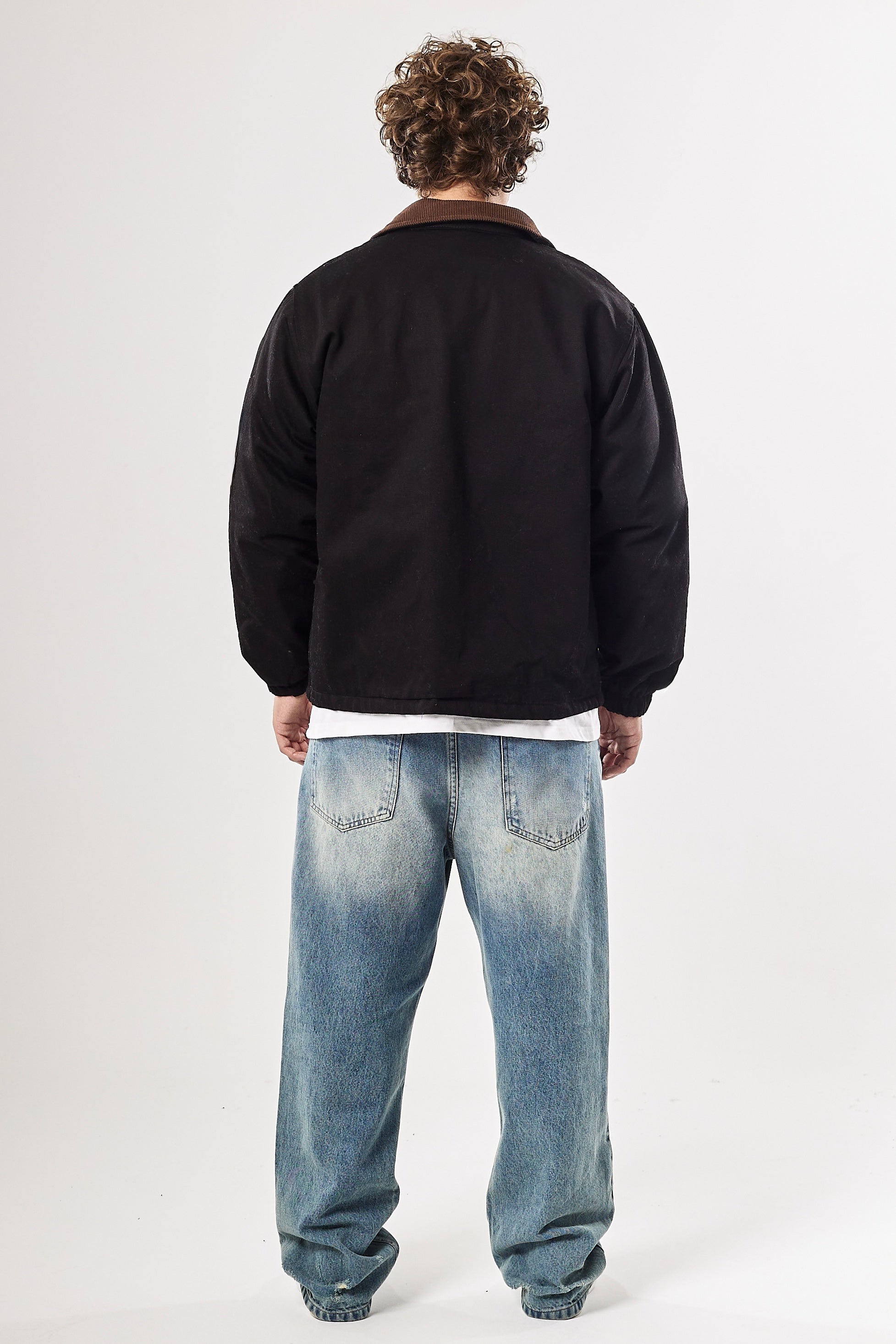 Workwear jacket blackxBrown