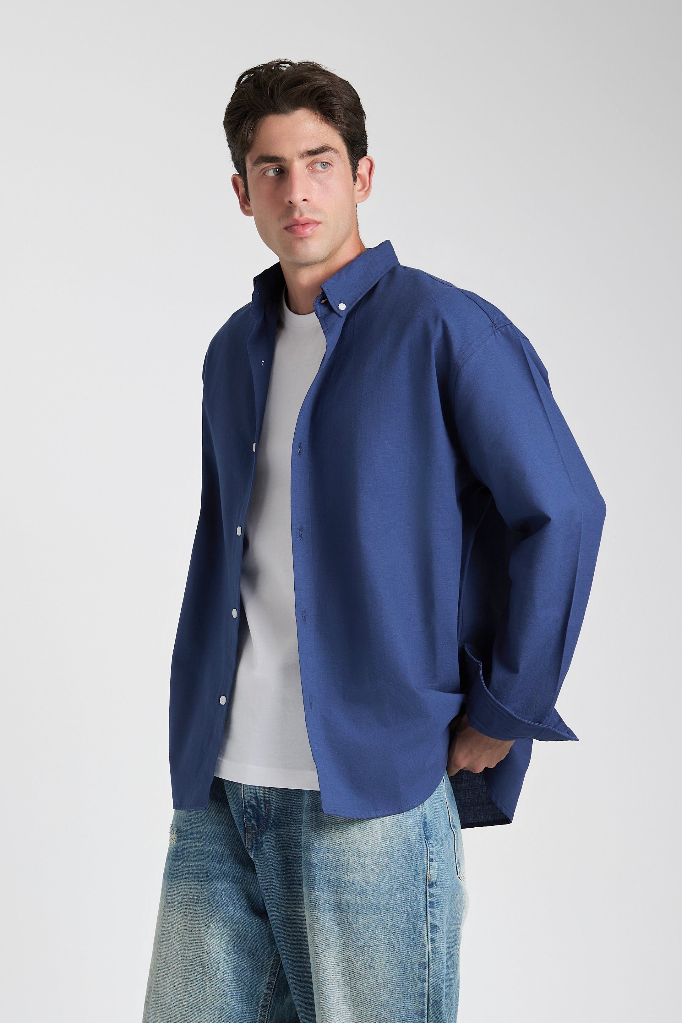 Everyday Blue Linen Shirt