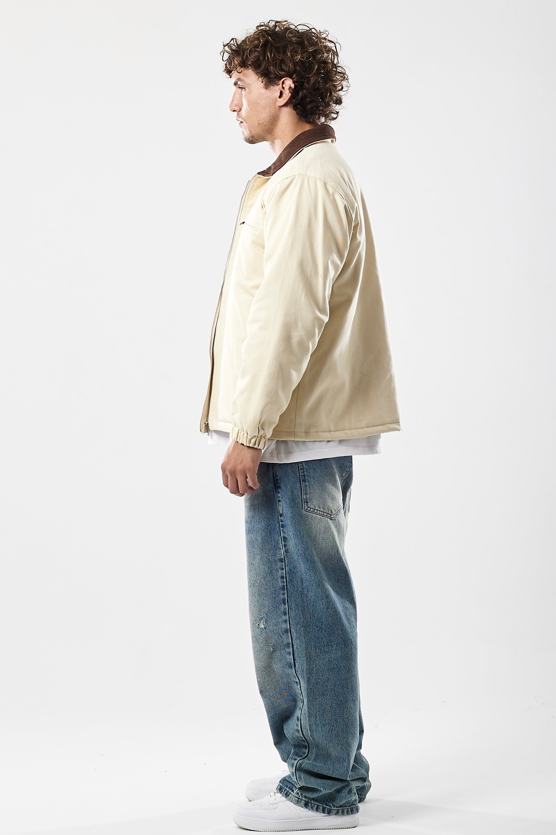 Workwear jacket beige