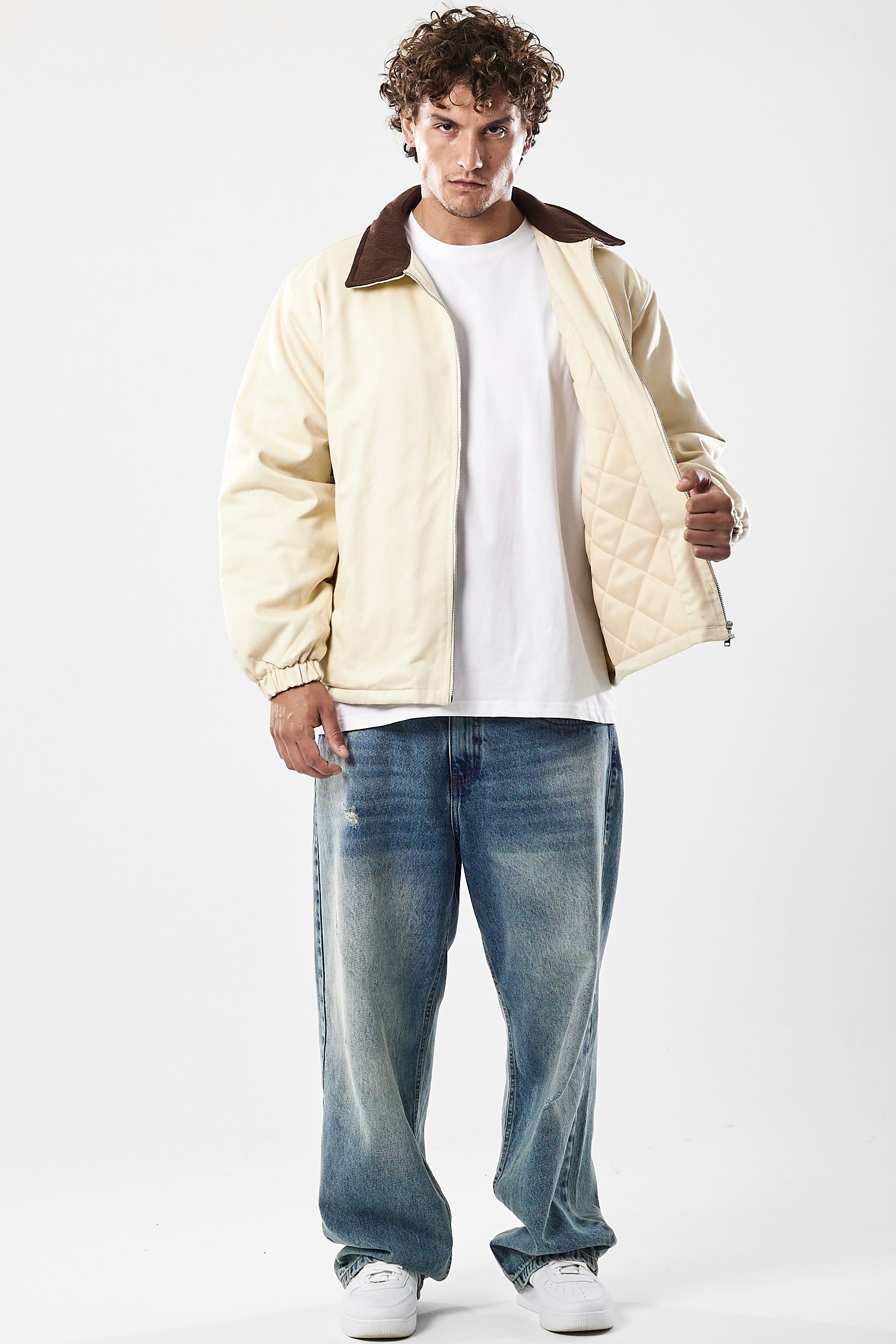 Workwear jacket beige