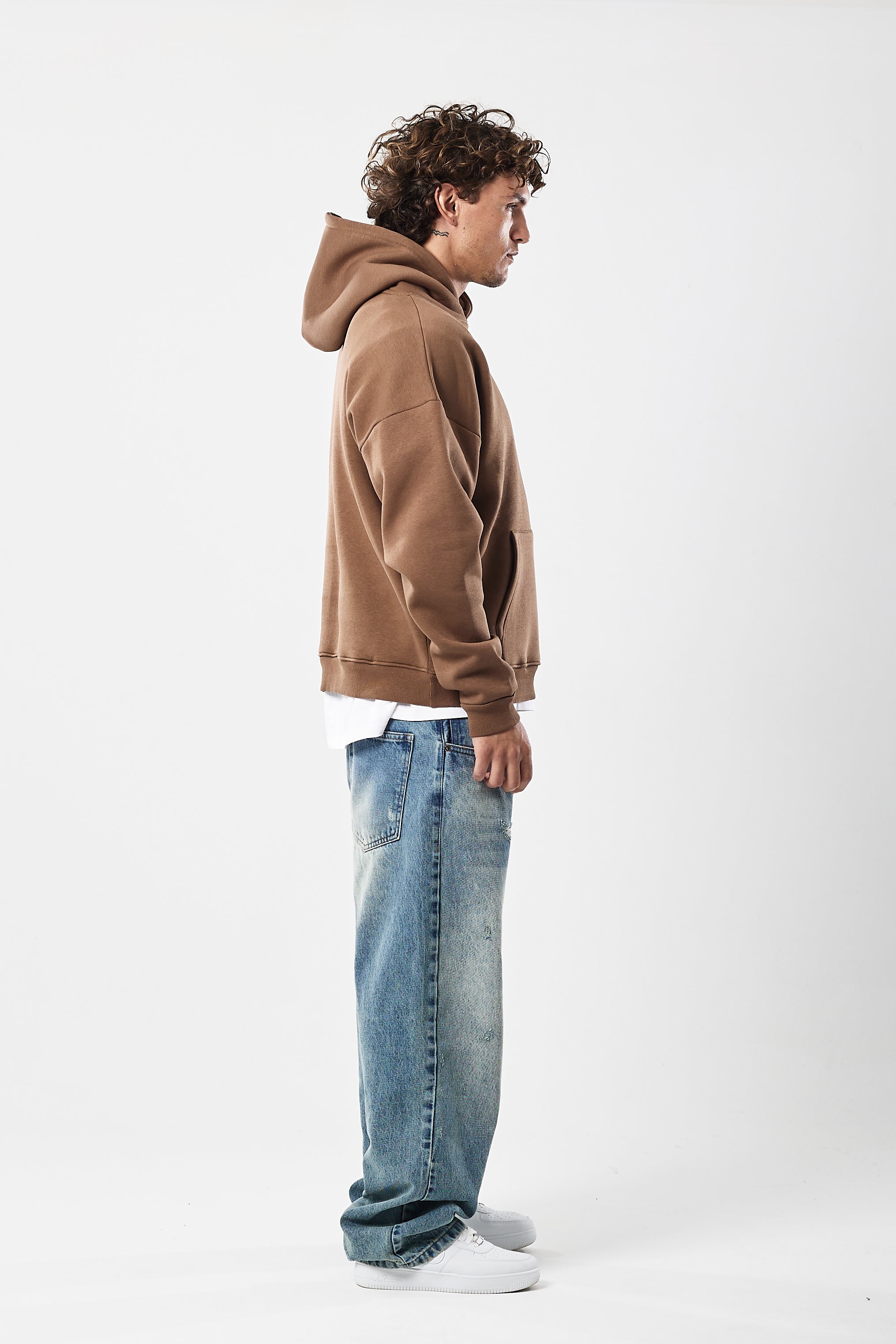 Everyday hoodie v4 coffee brown