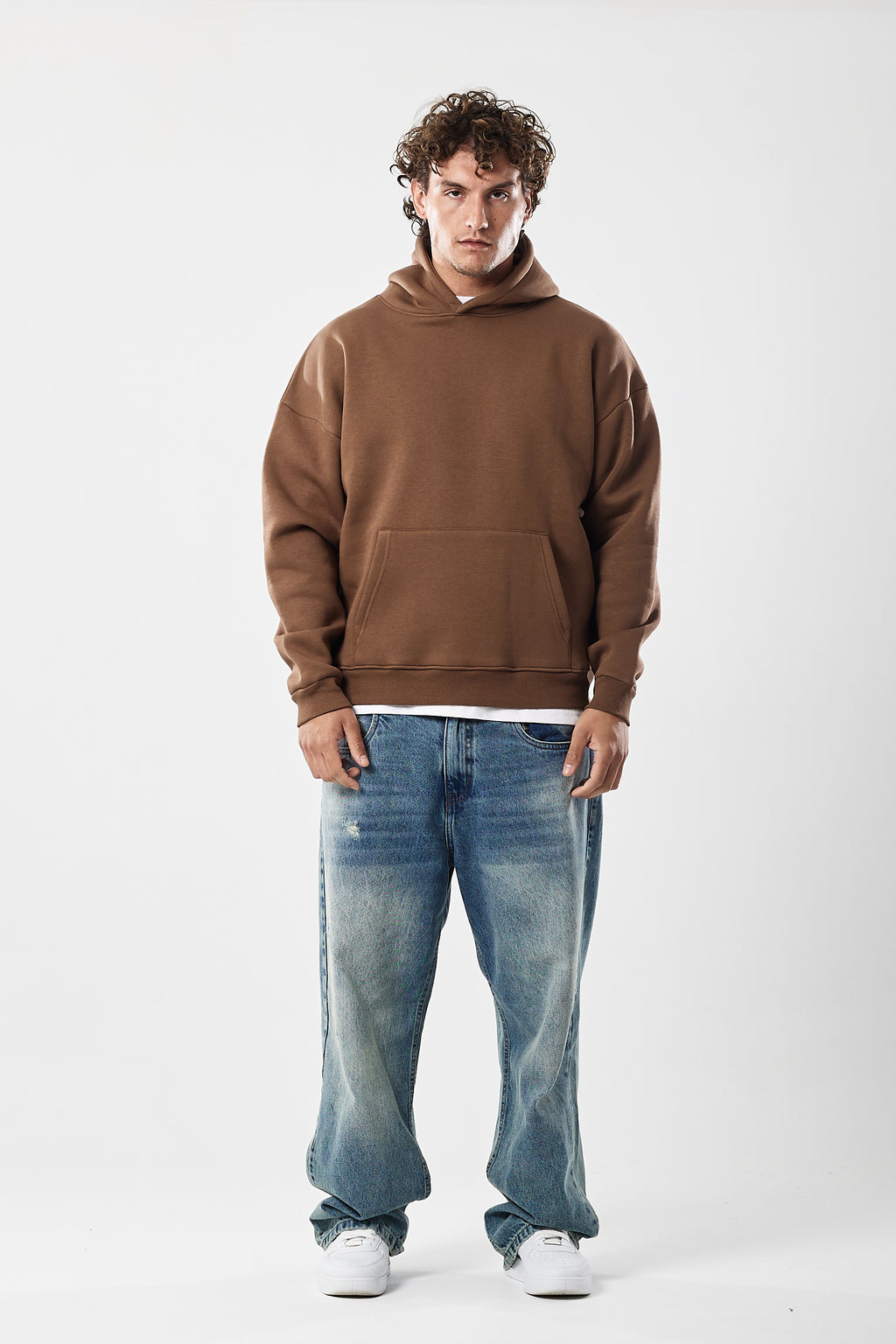 Everyday hoodie v4 coffee brown