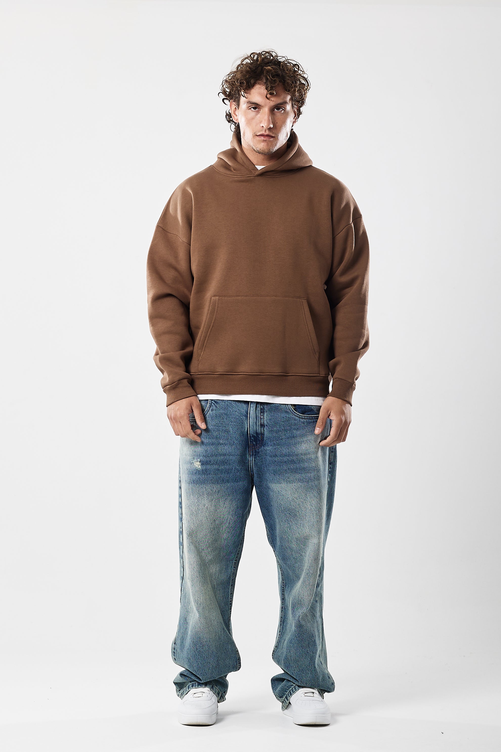 Everyday hoodie v4 coffee brown