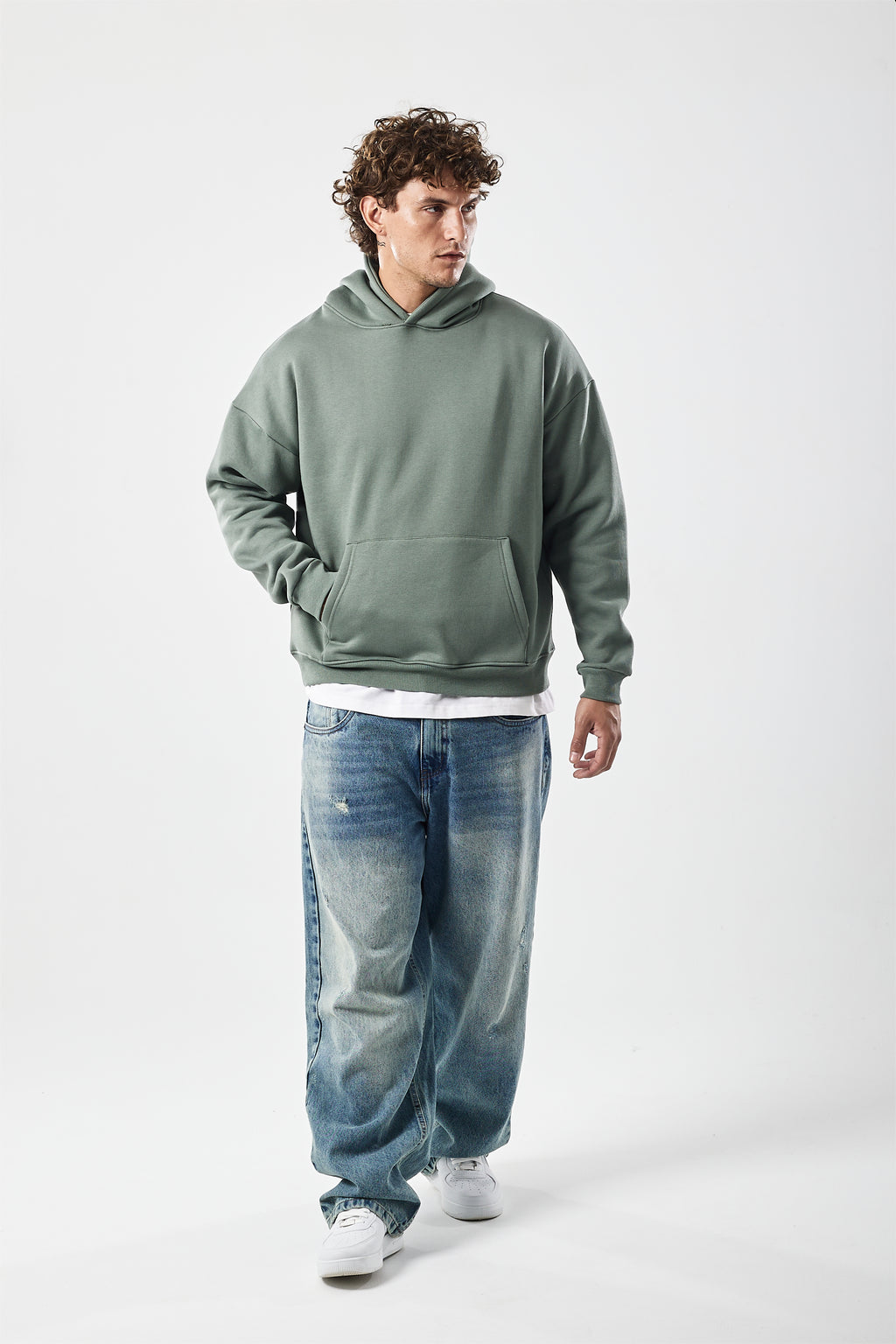 Everyday hoodie v4 Sage Green