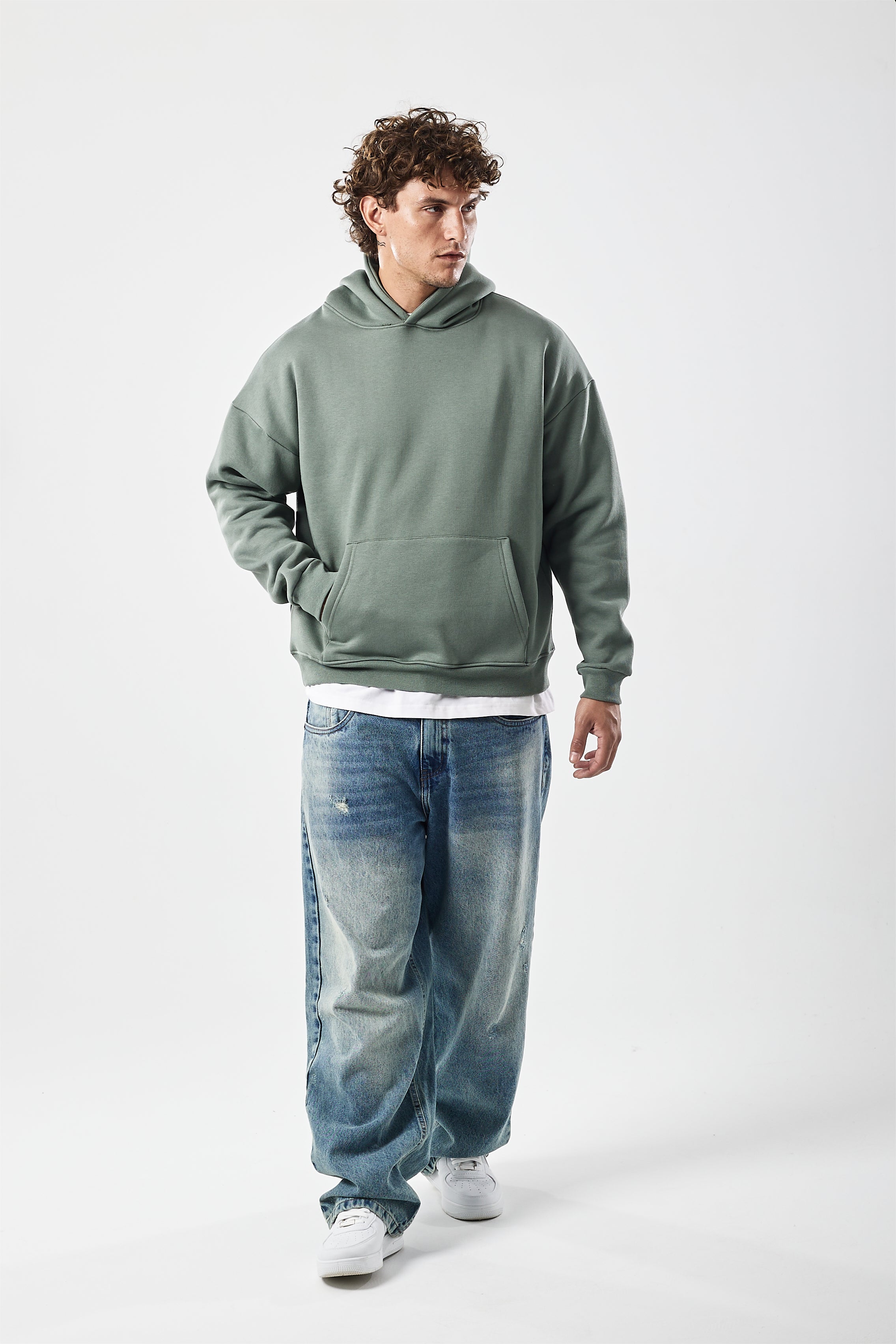 Everyday hoodie v4 Sage Green