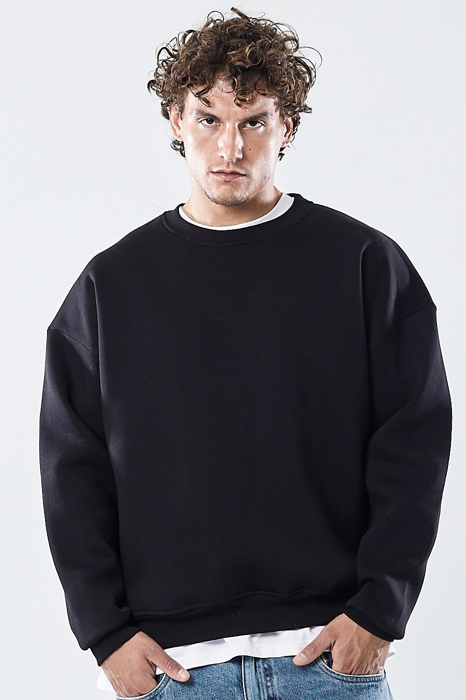 Crewneck sweatshirt Black