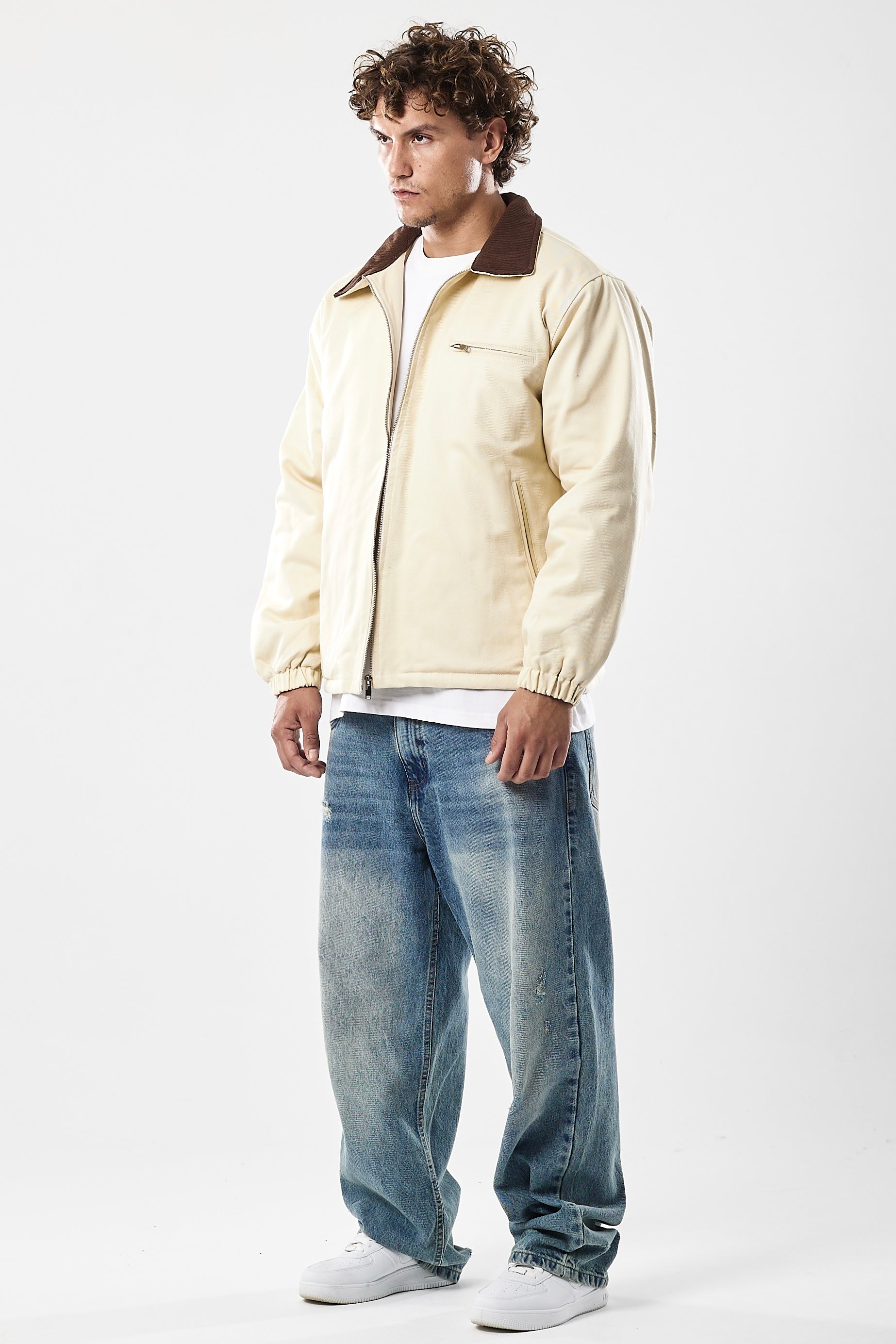Workwear jacket beige