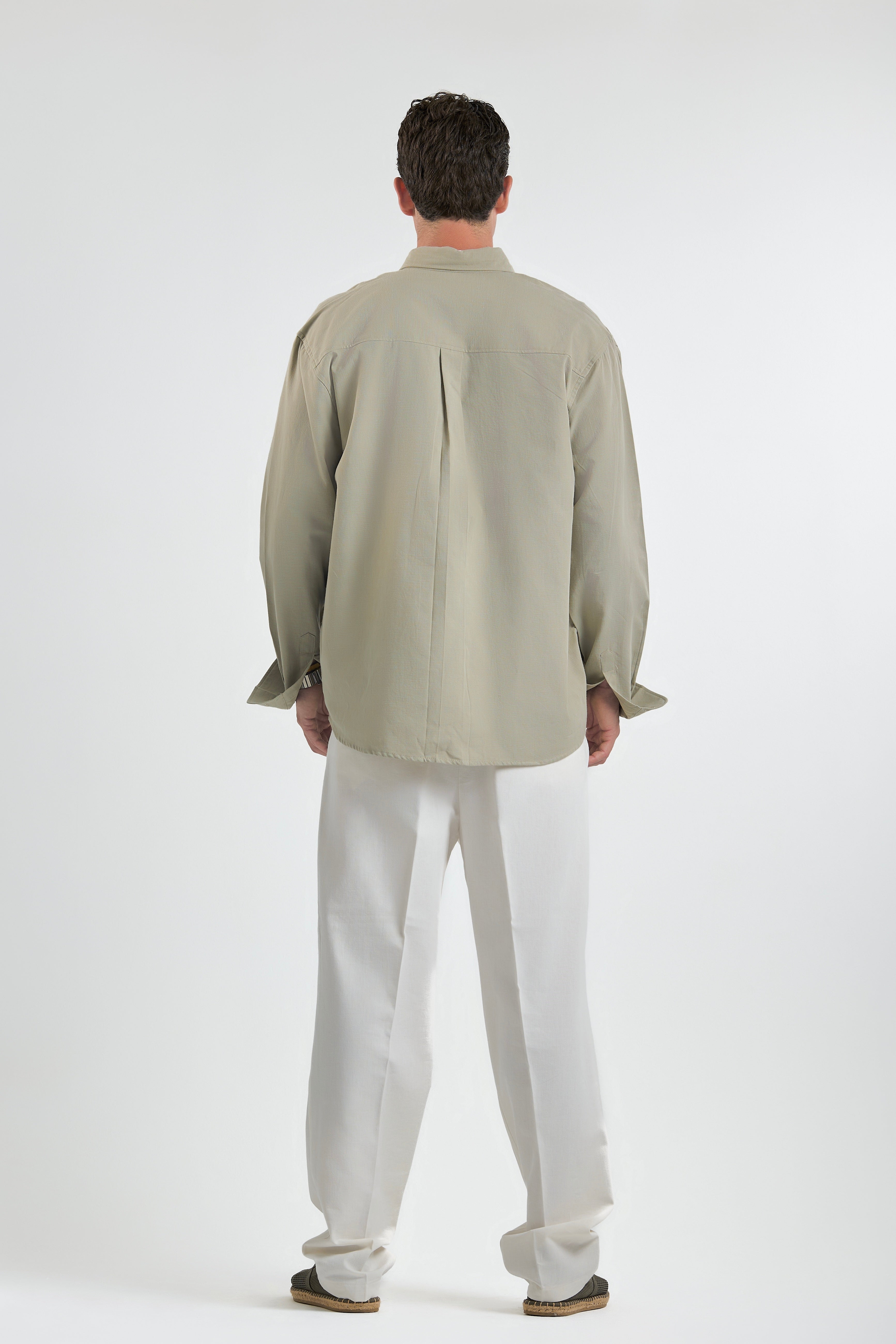 Everyday Desert Sage Linen Shirt