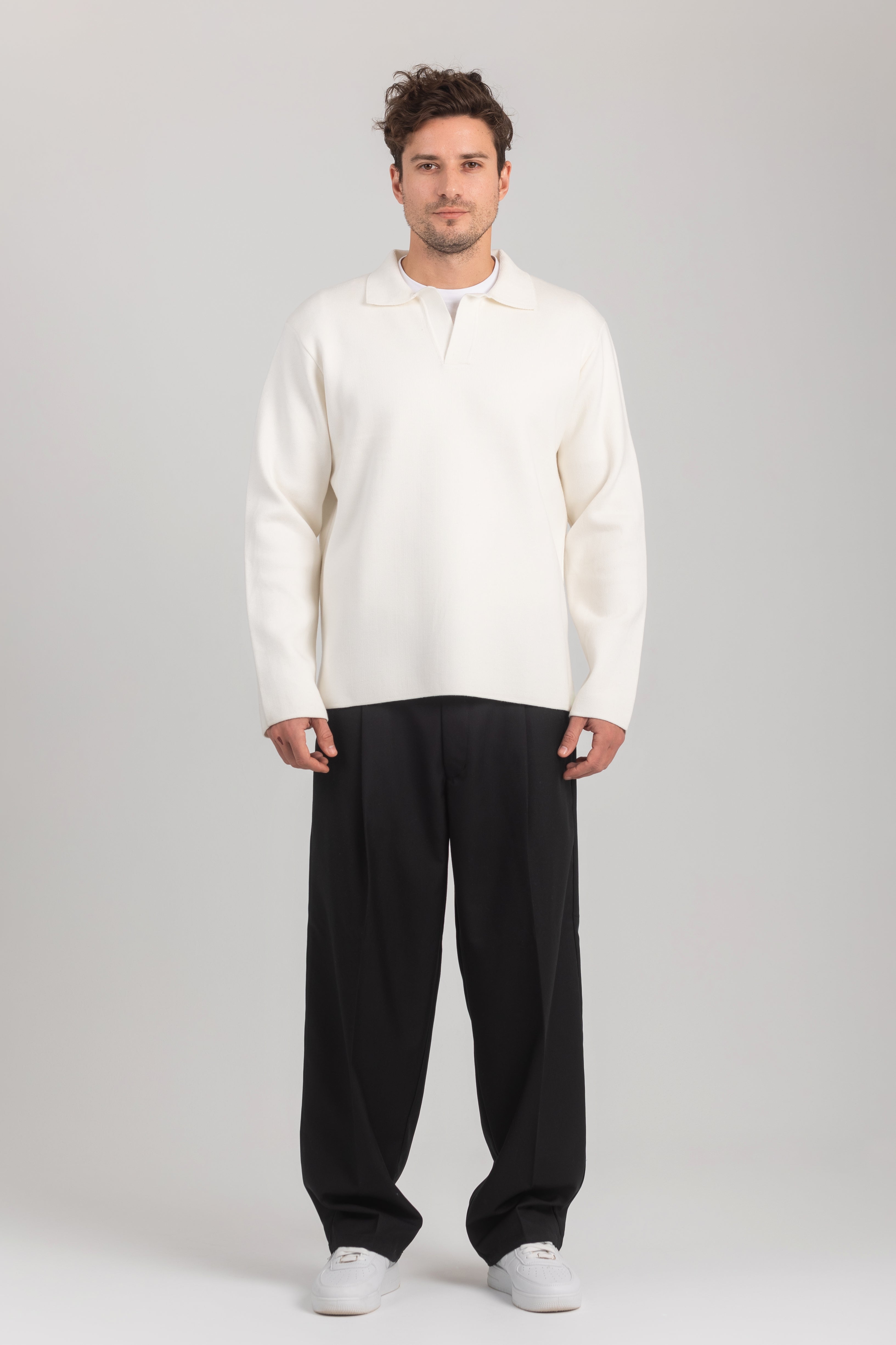 Black Baggy Tailored Pants