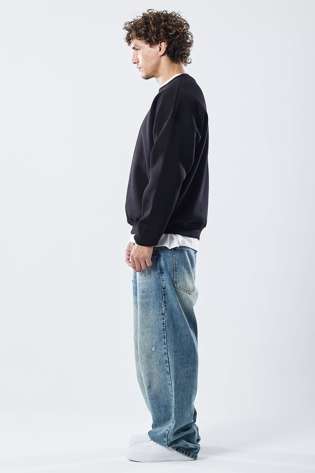 Crewneck sweatshirt Black