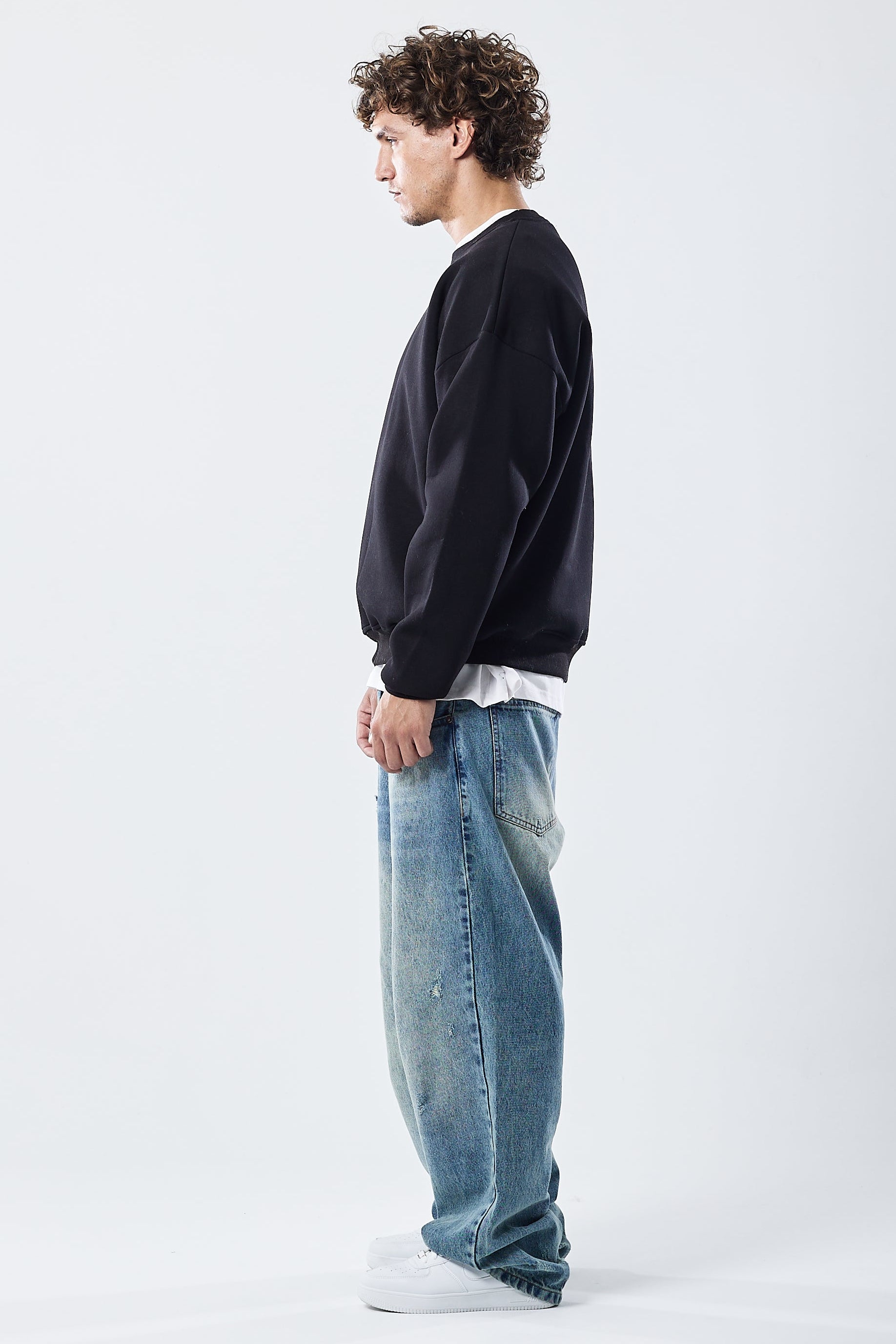 Crewneck sweatshirt Black