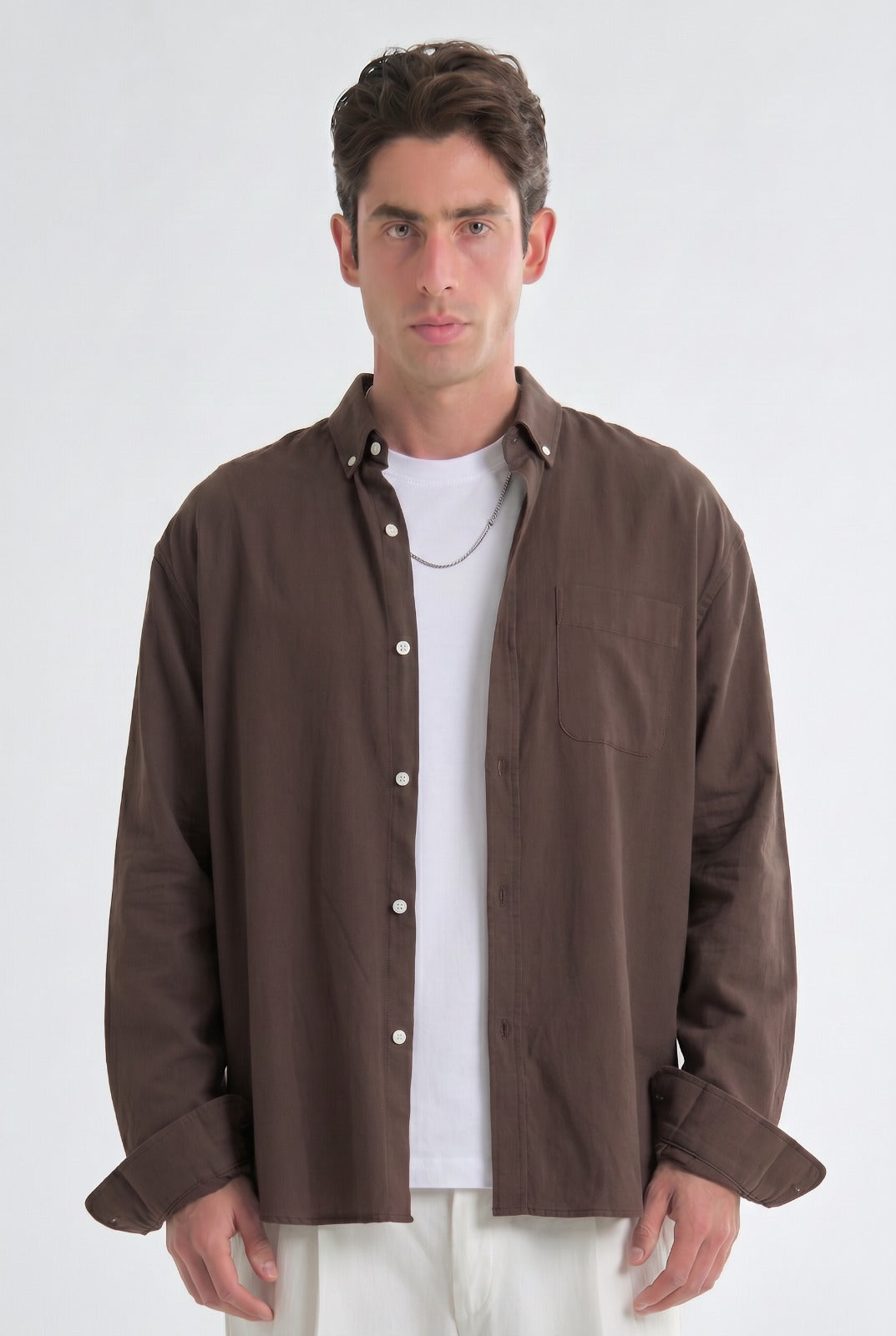 Everyday Brown Linen Shirt