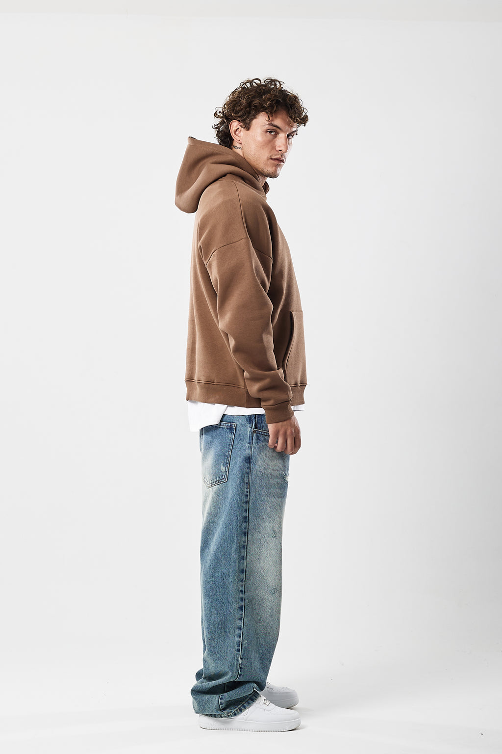 Everyday hoodie v4 coffee brown