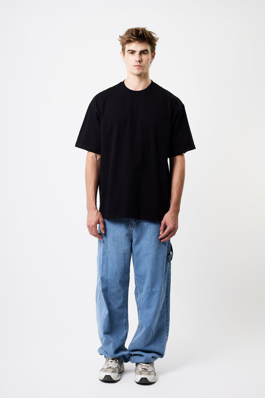 Premium Heavyweight Oversized Tee Black