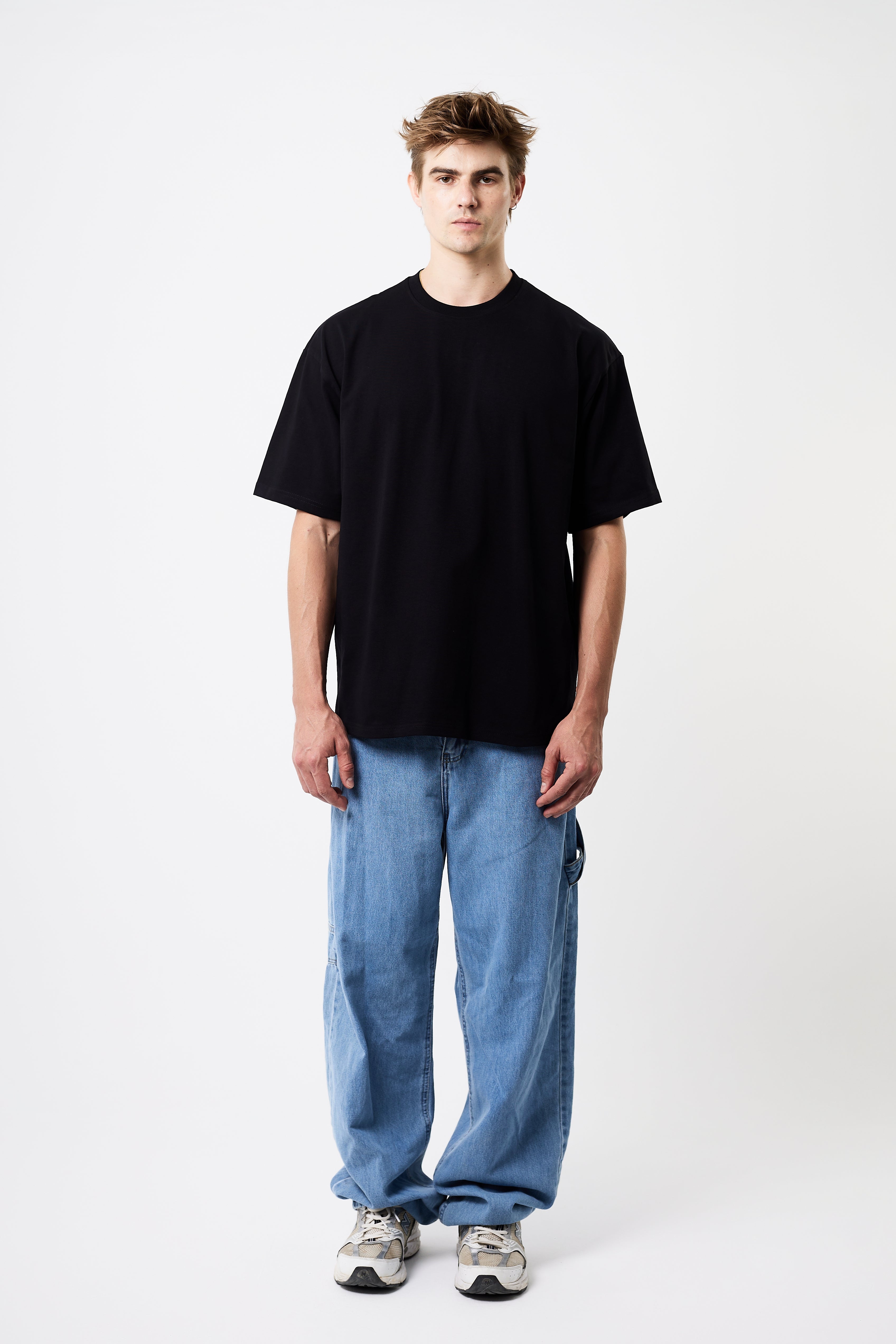 Premium Heavyweight Oversized Tee Black