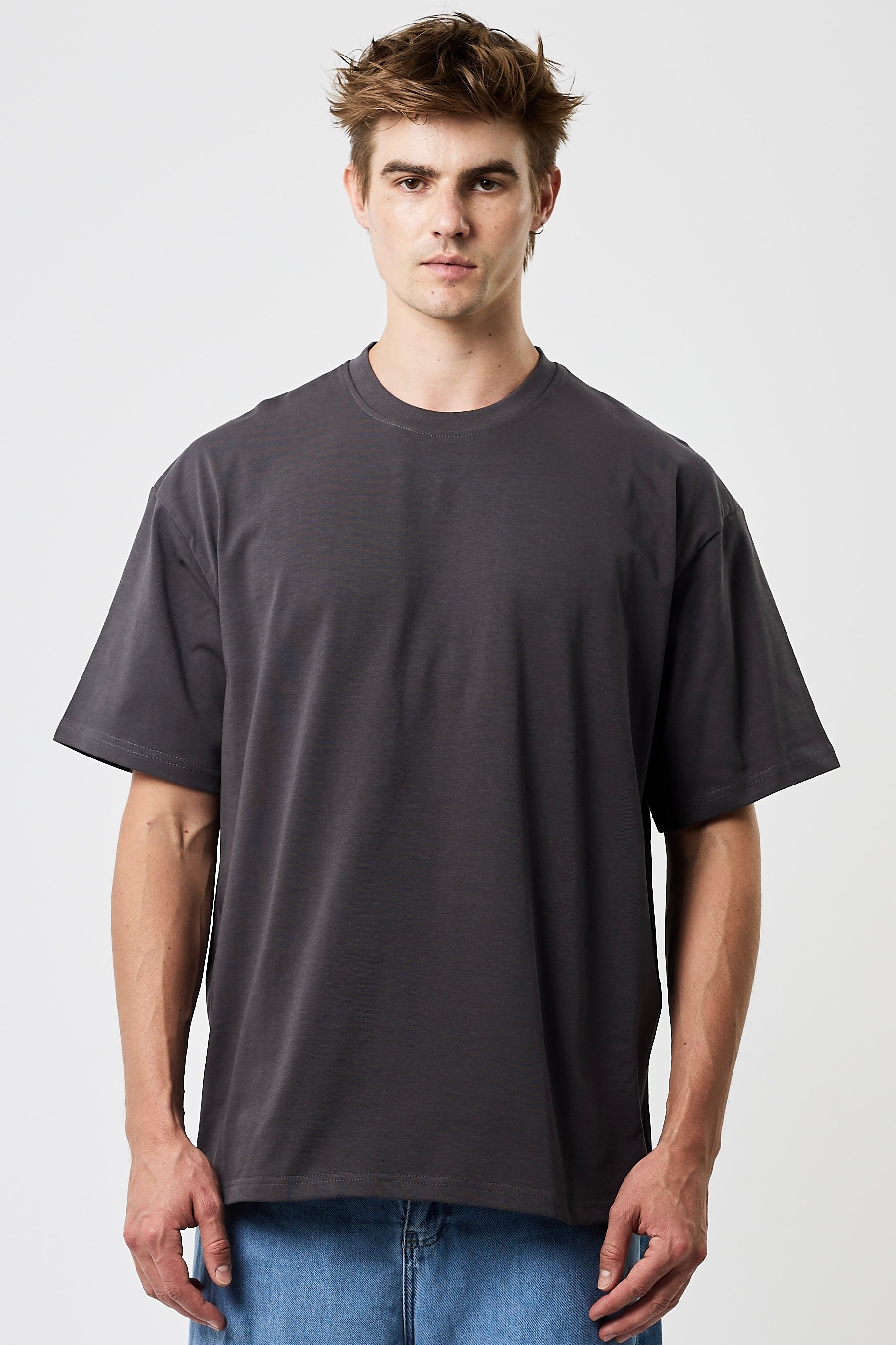 Premium Heavyweight Oversized Tee Dark grey