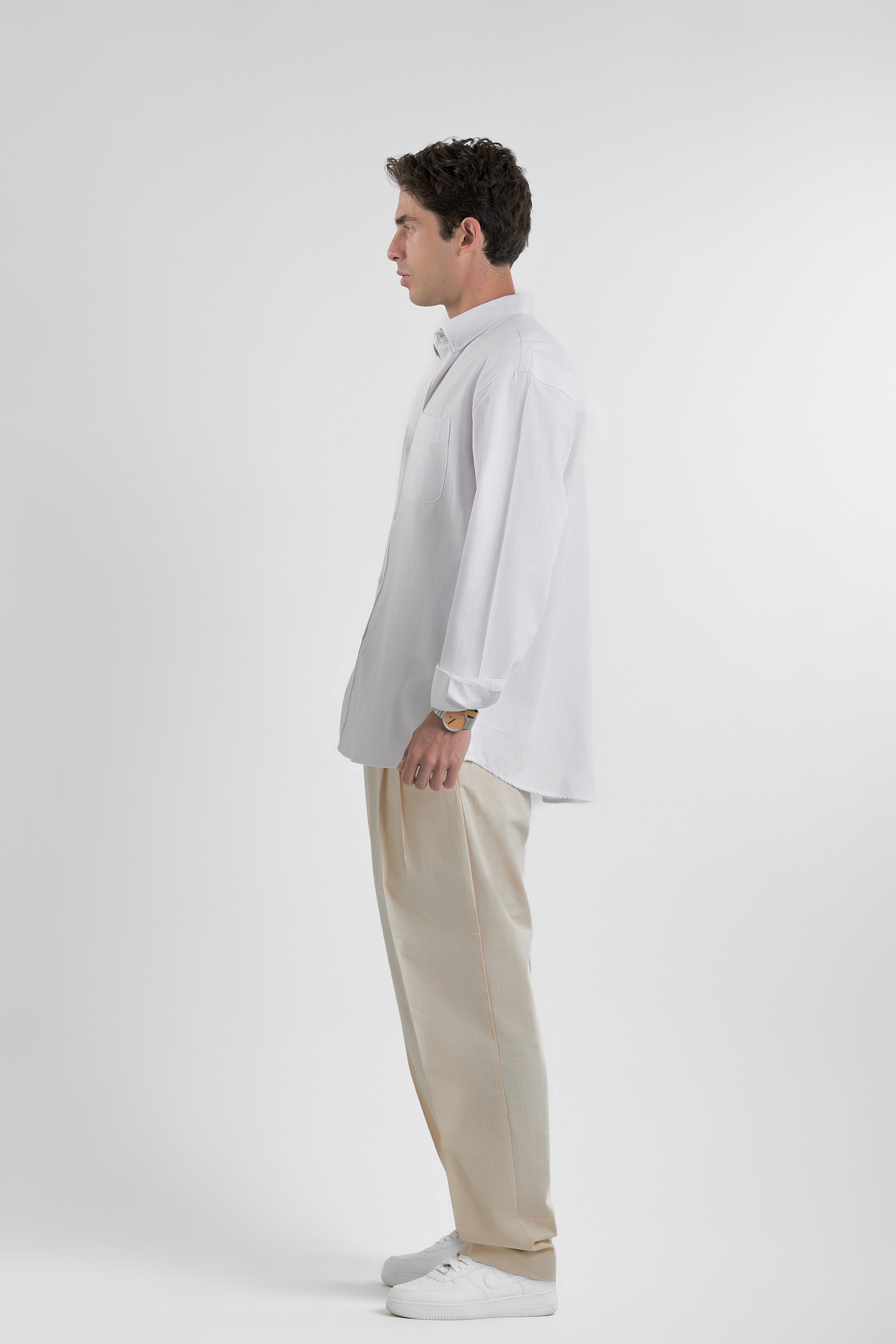 Everyday White Linen Shirt