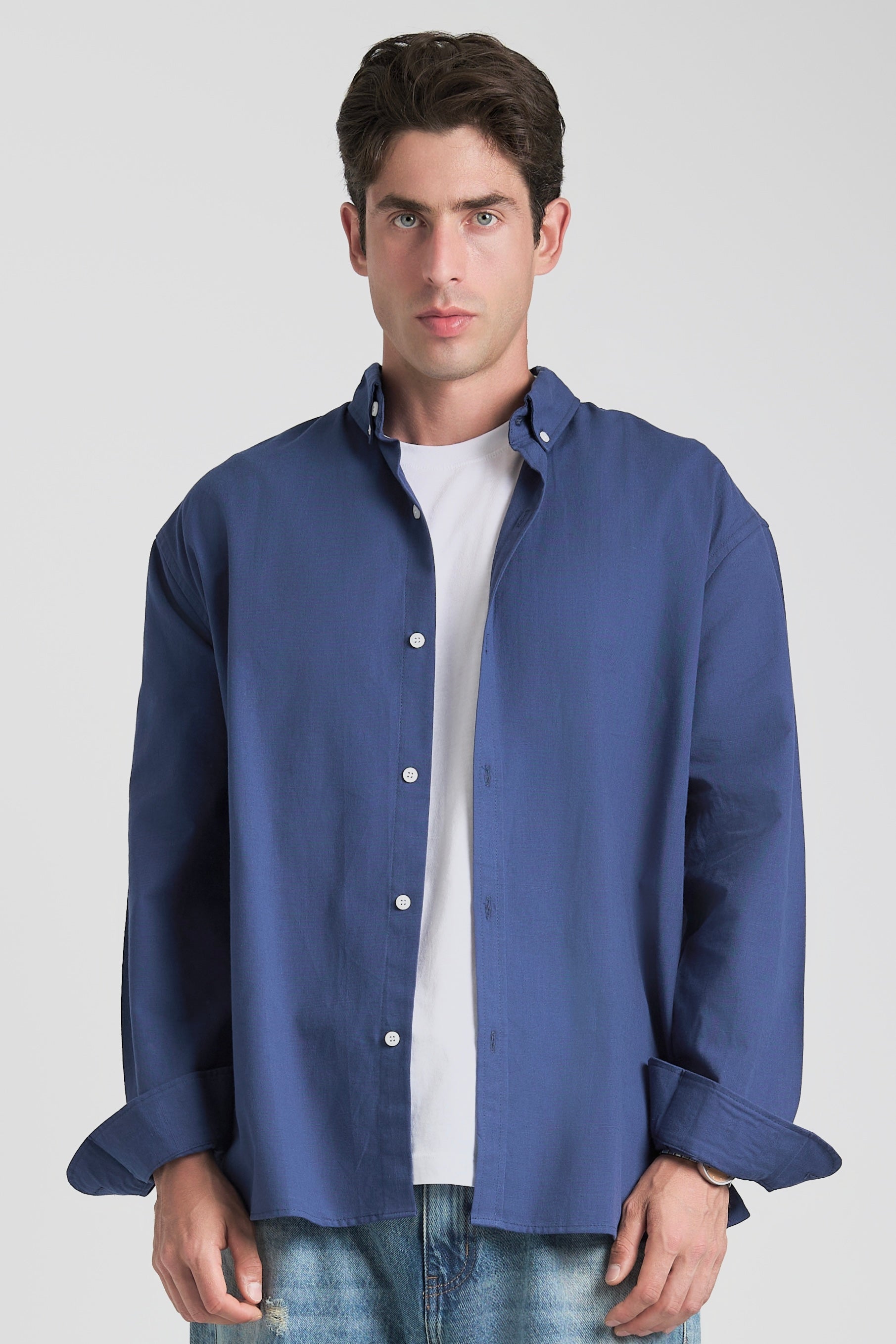 Everyday Blue Linen Shirt