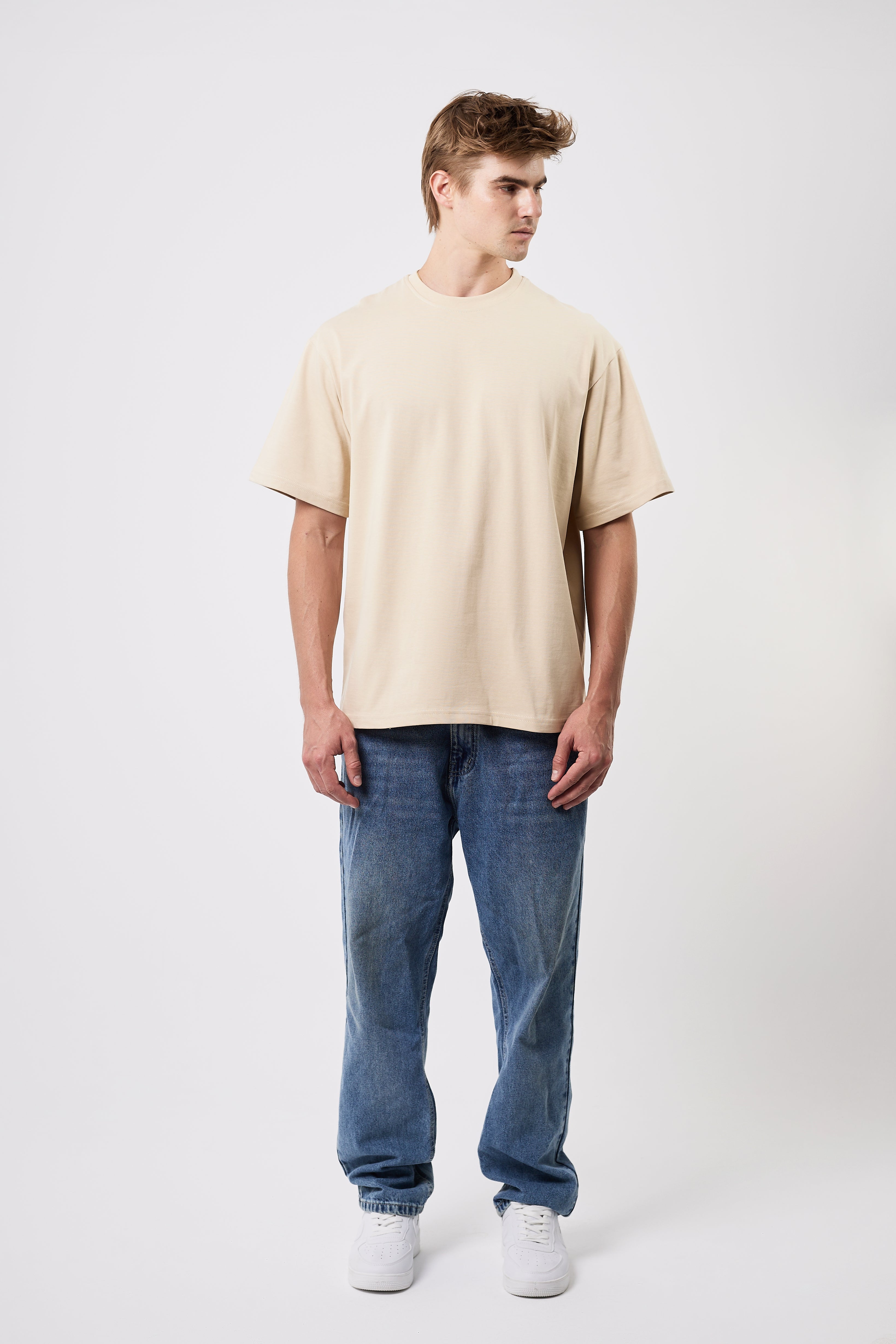 EVERYDAY STRAIGHT-LEG JEANS BLUE
