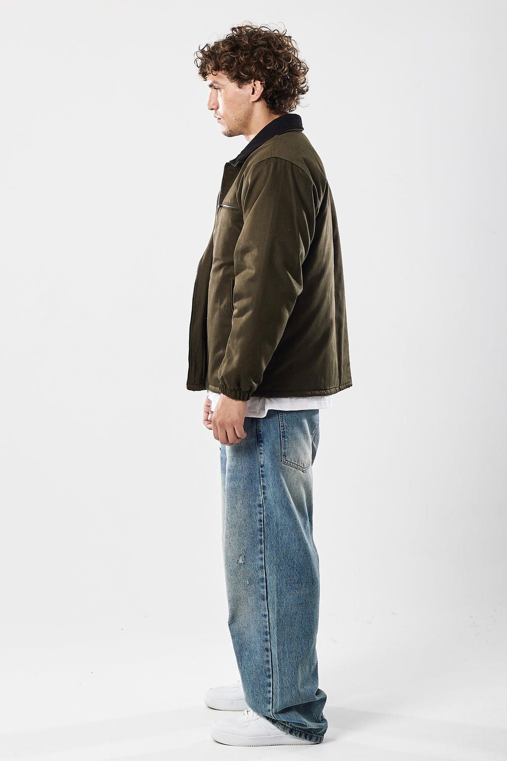 Workwear jacket dark green