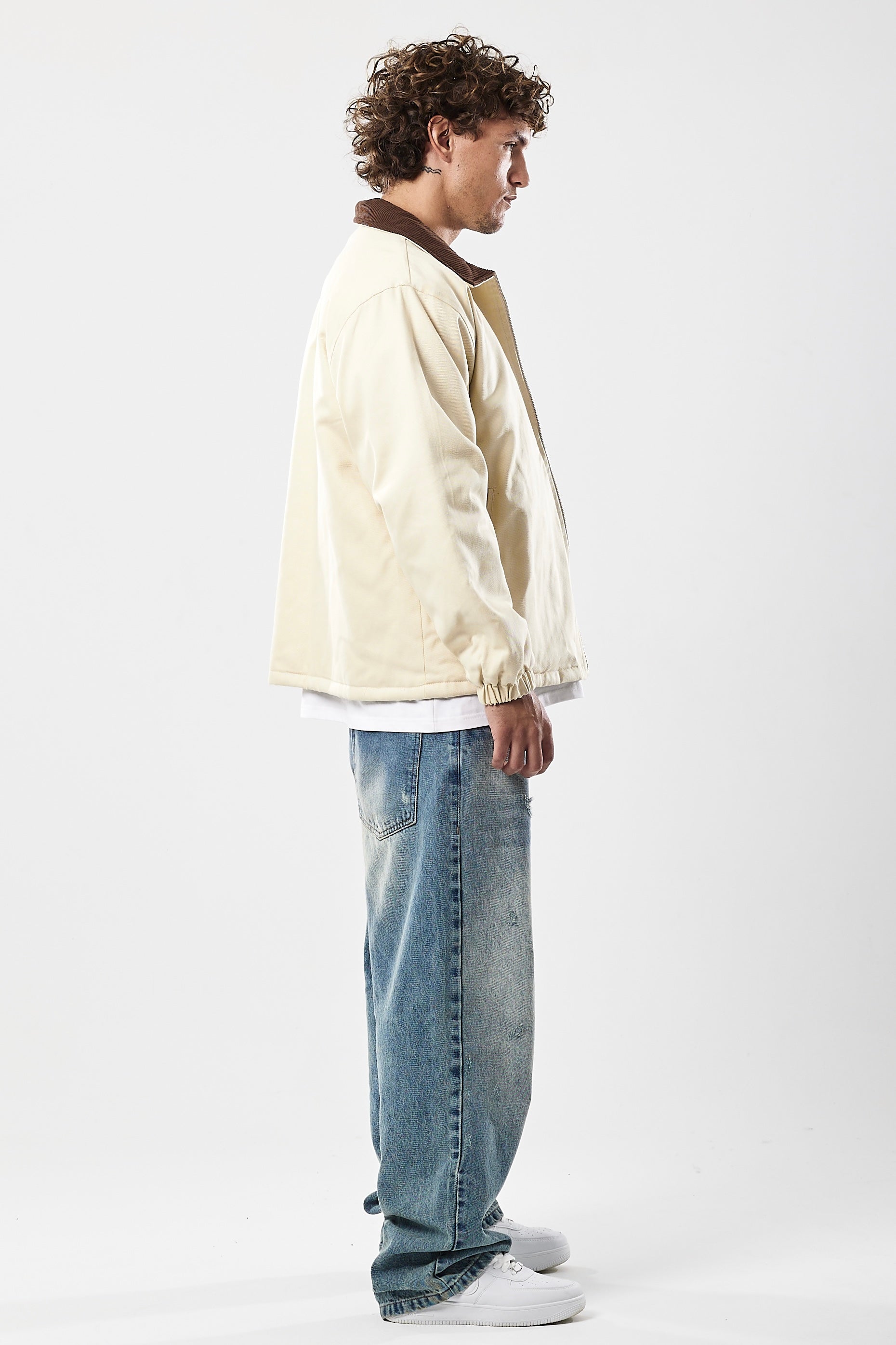 Workwear jacket beige