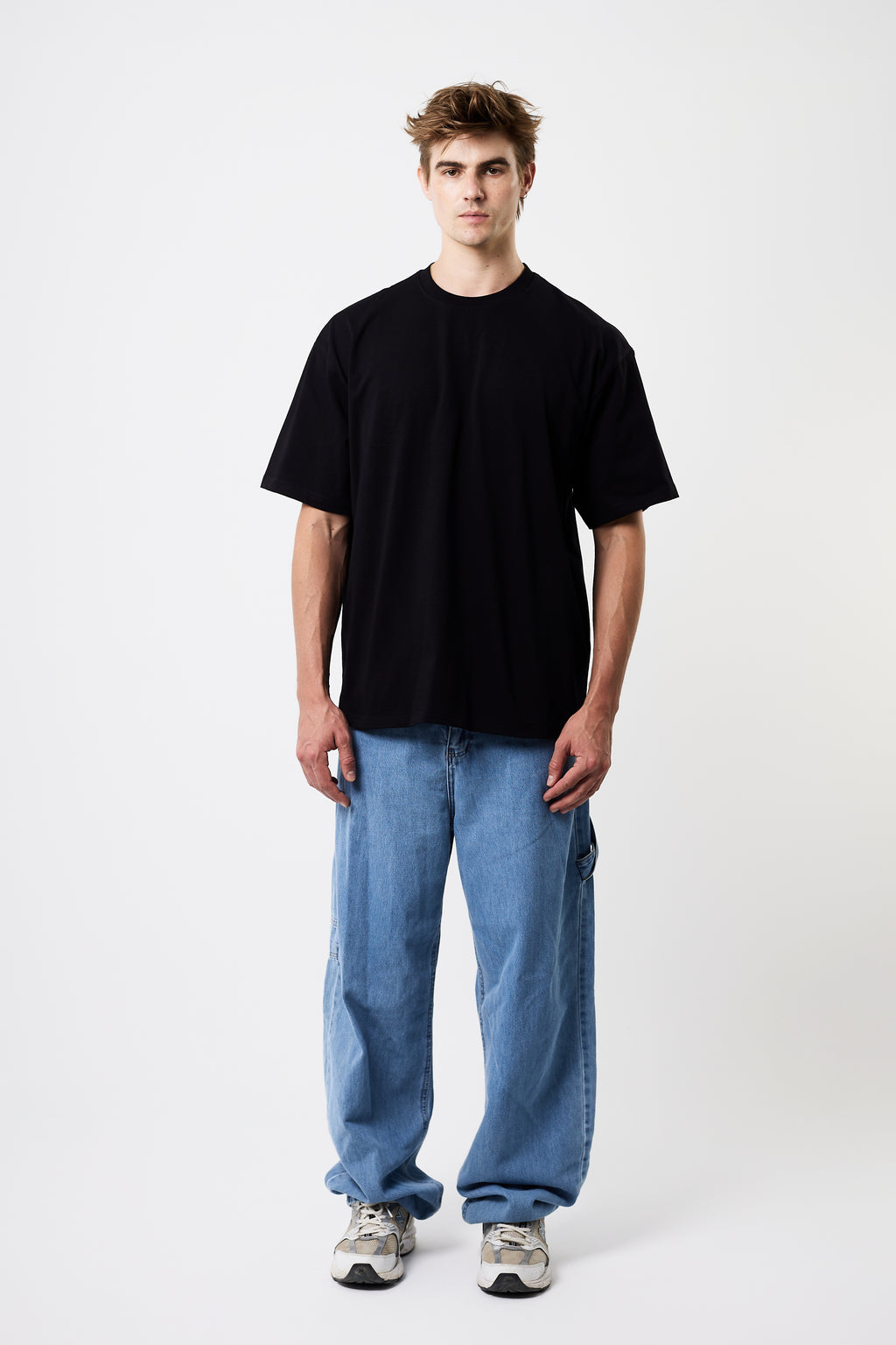 Premium Heavyweight Oversized Tee Black