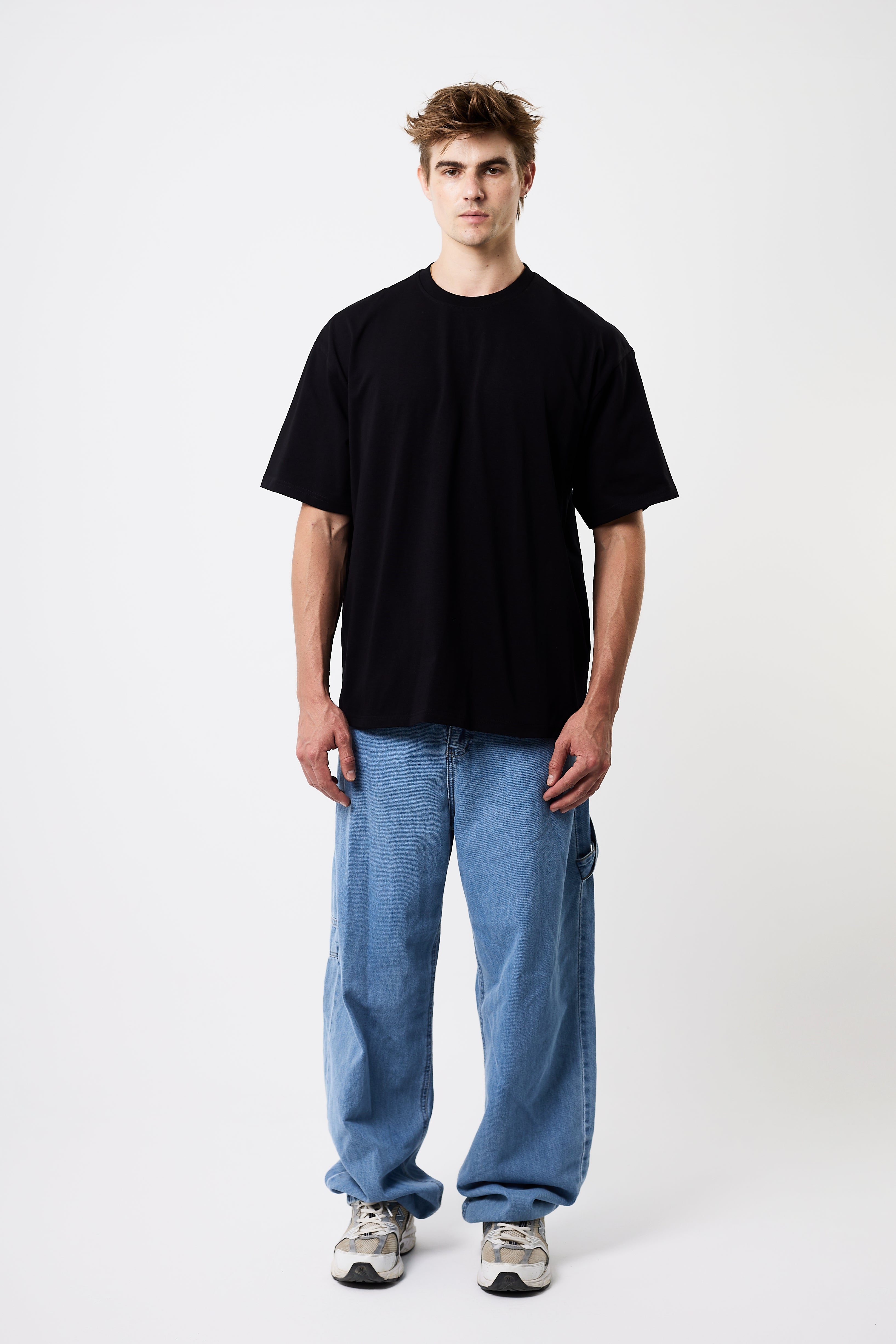 Premium Heavyweight Oversized Tee Black