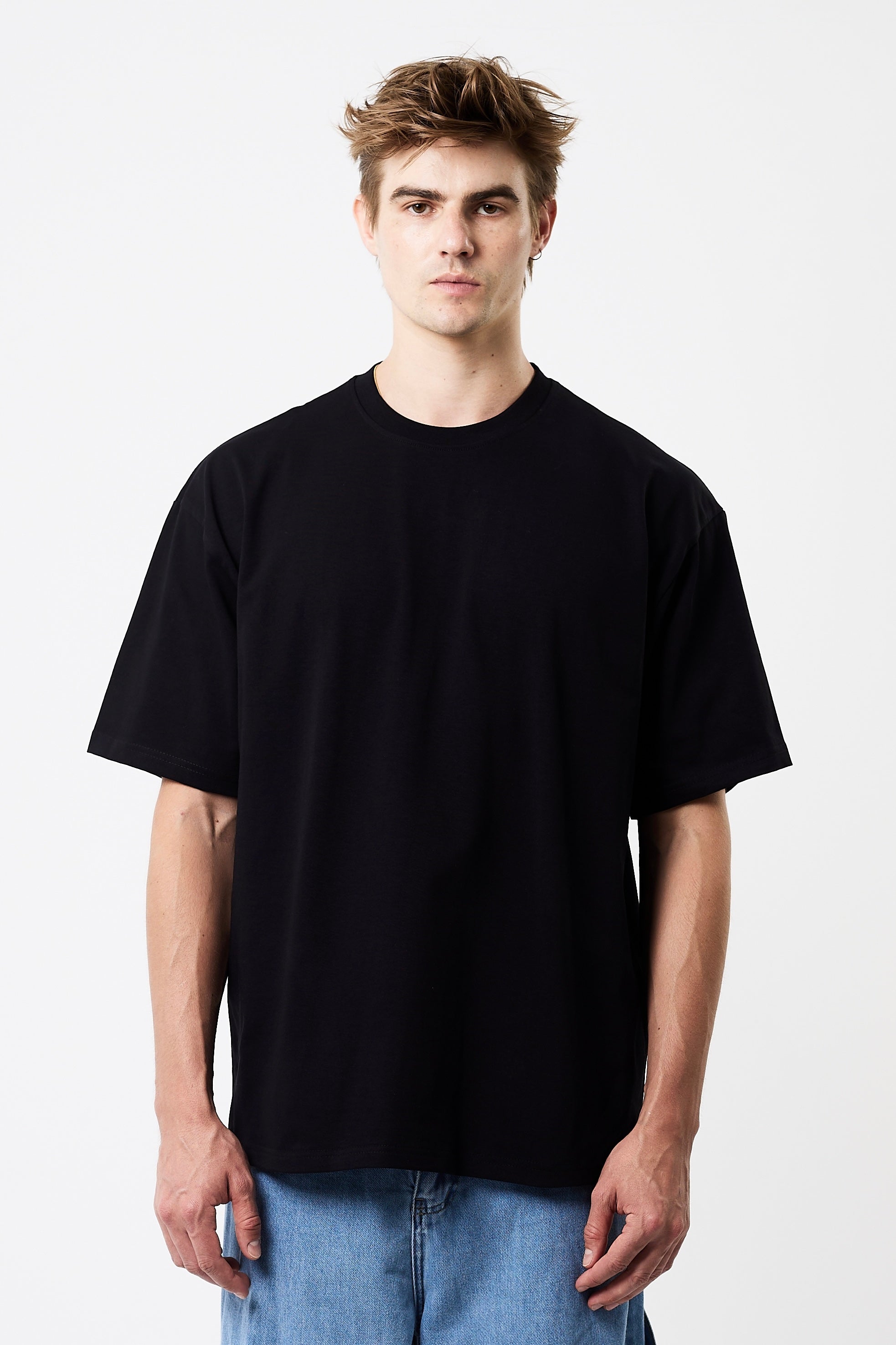 Premium Heavyweight Oversized Tee Black