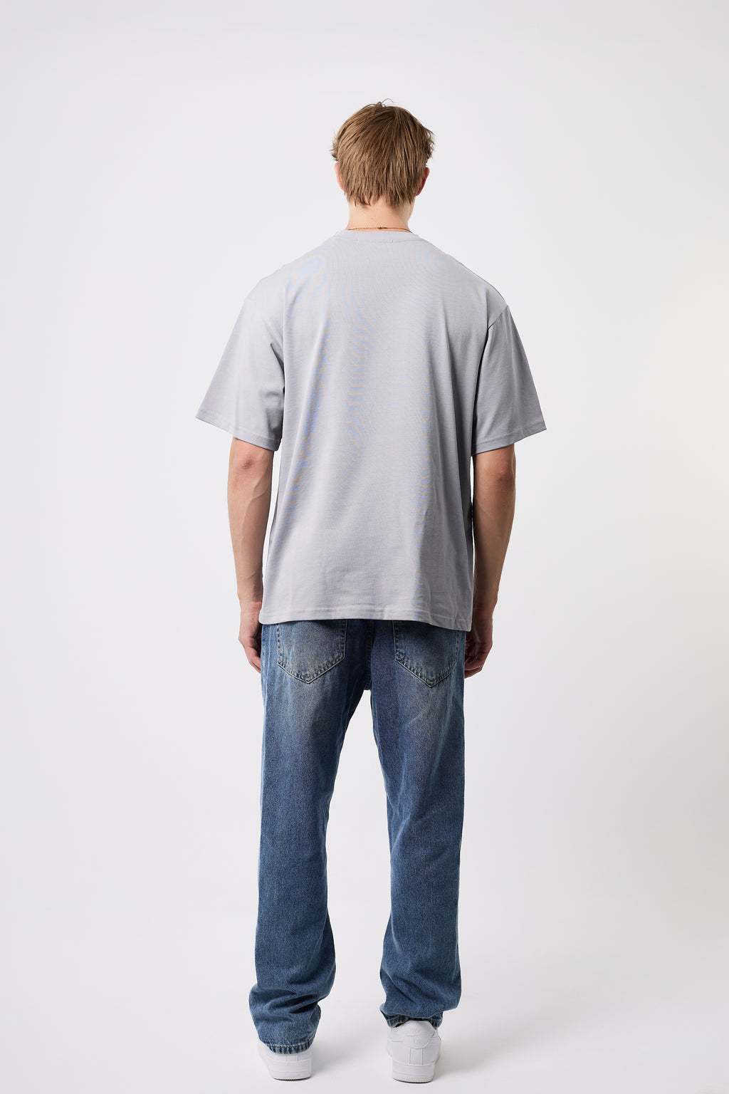 Premium Heavyweight Oversized Tee Light Grey
