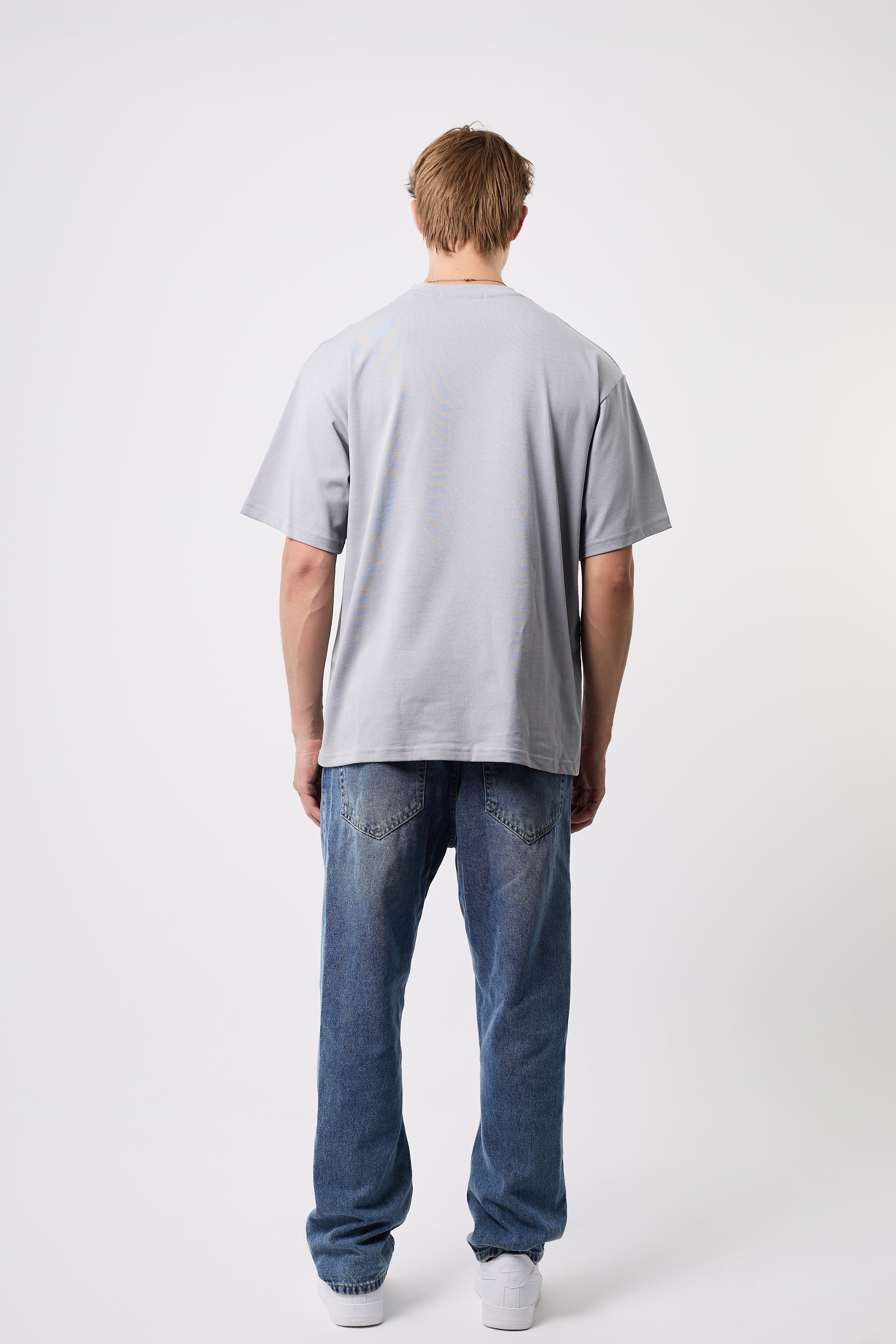 Premium Heavyweight Oversized Tee Light Grey