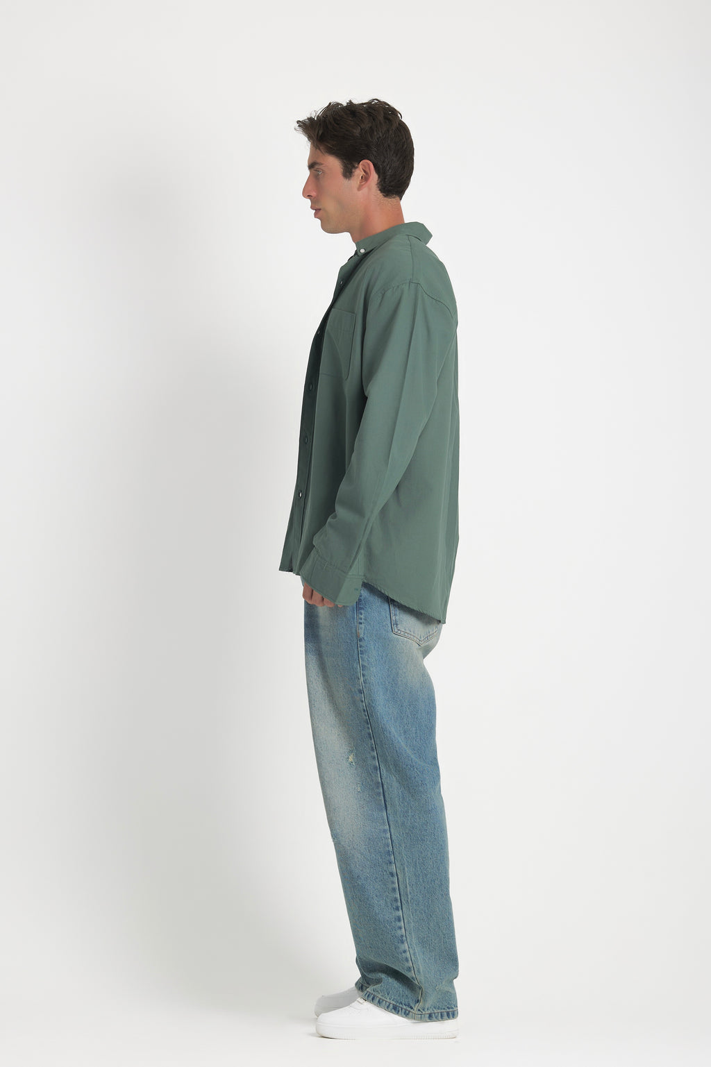 Everyday Olive Linen Shirt