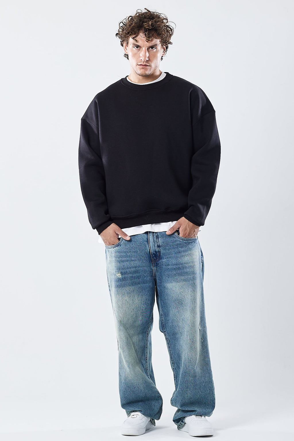 Crewneck sweatshirt Black