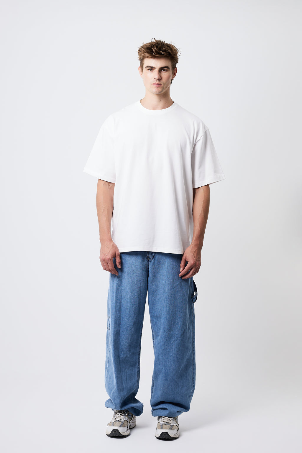 Premium Heavyweight Oversized Tee white