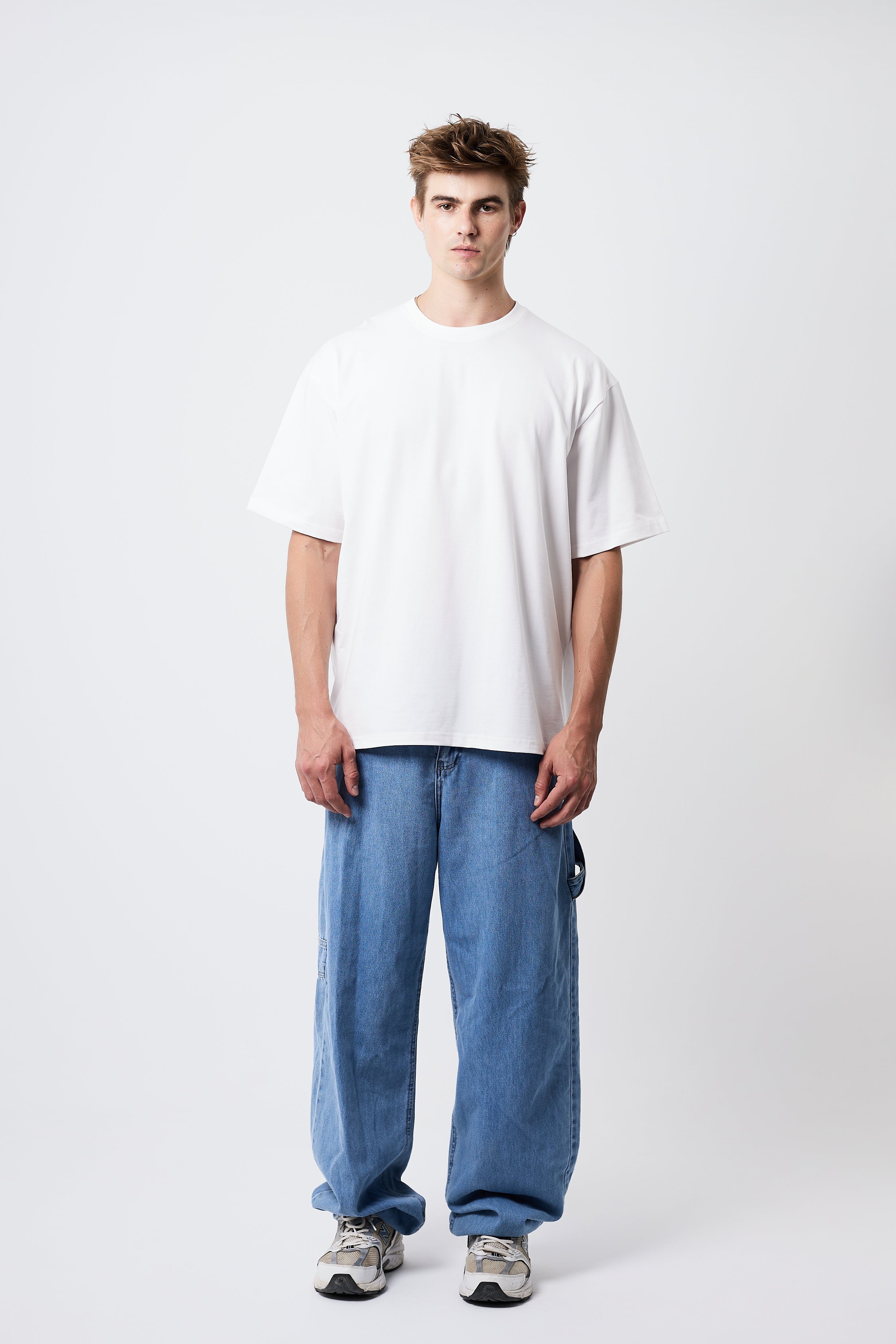 Premium Heavyweight Oversized Tee white