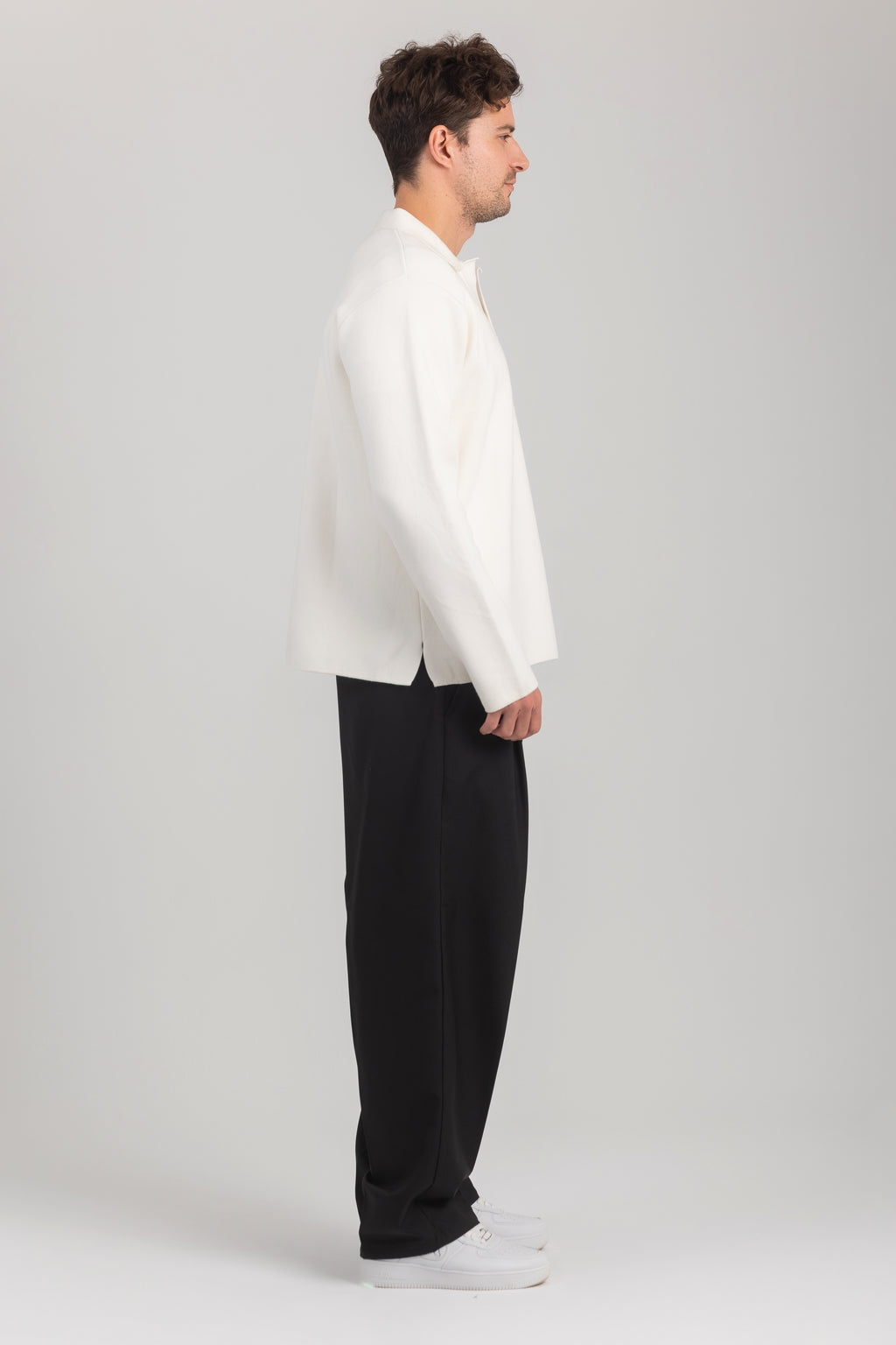 Black Baggy Tailored Pants