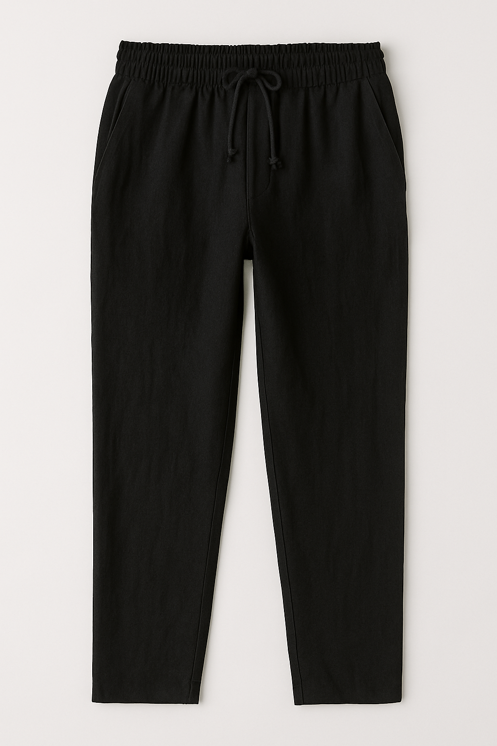 French Light Weight Linen pants black